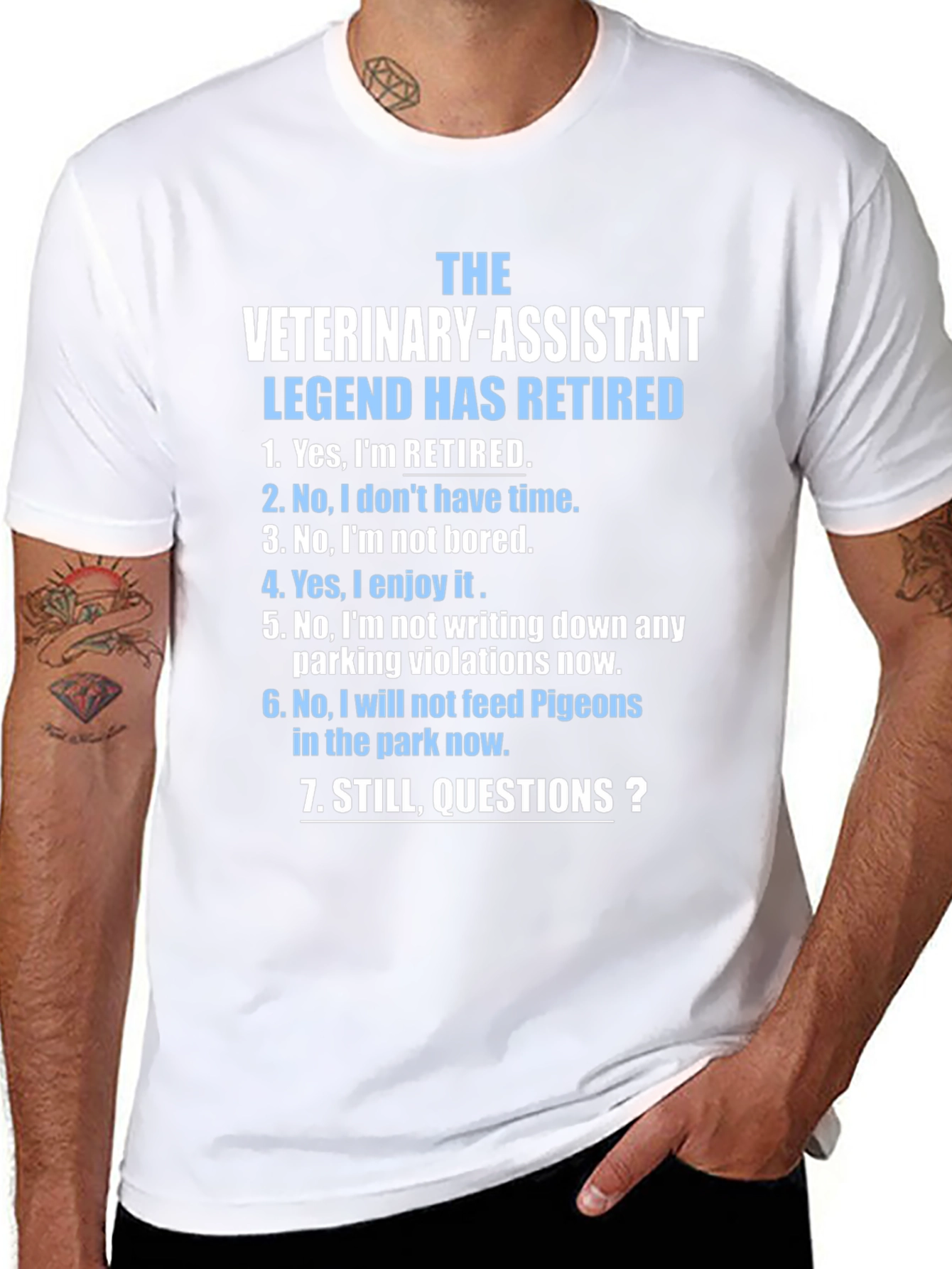 Retired Veterinary Assistant T-Shirt