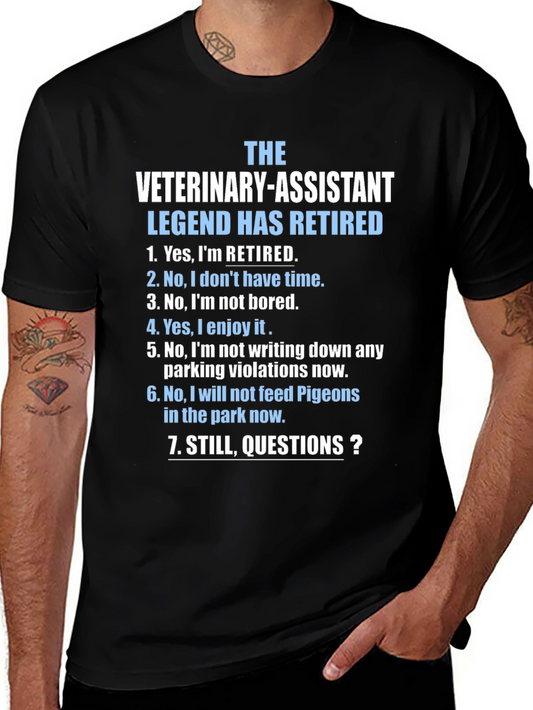 Retired Veterinary Assistant T-Shirt