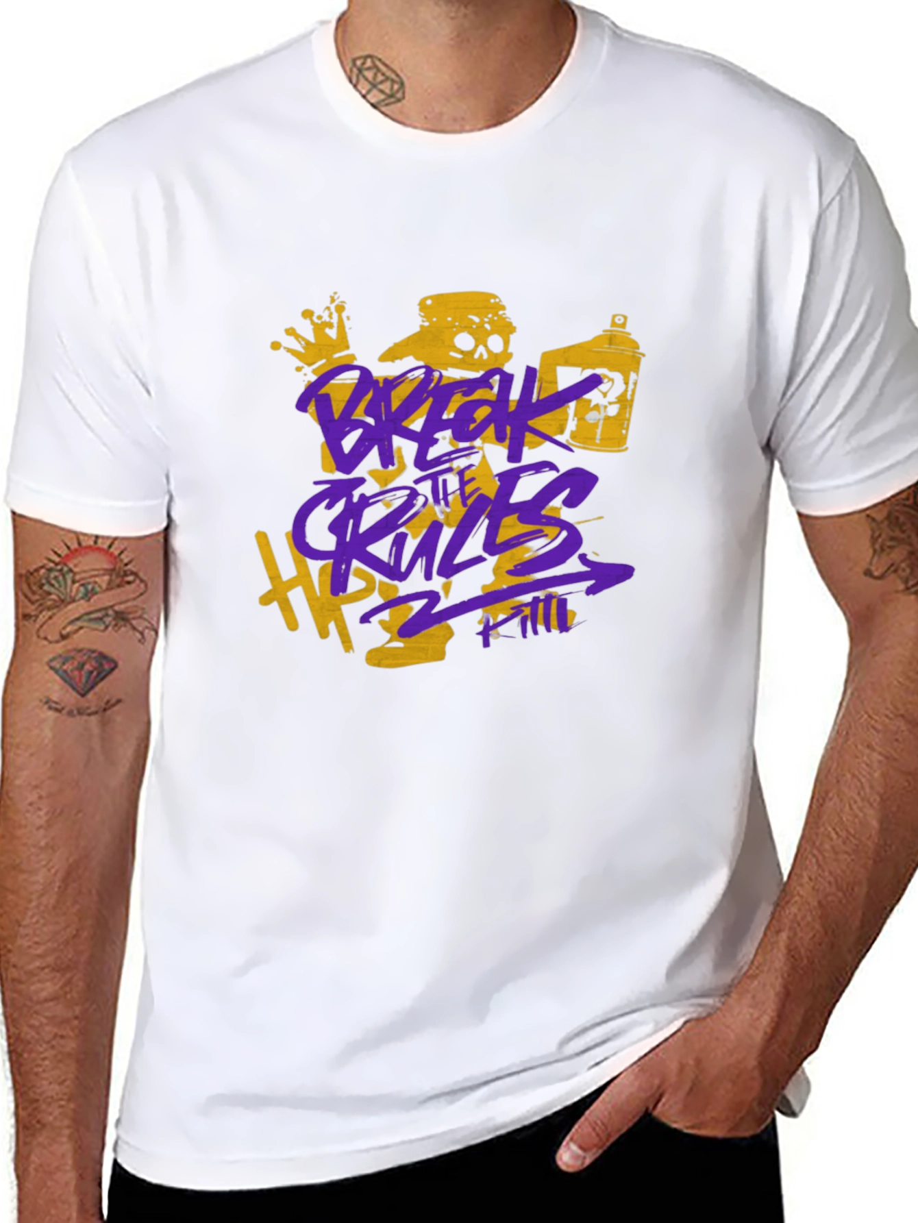 Break the Rules Graphic Tee - Urban Style