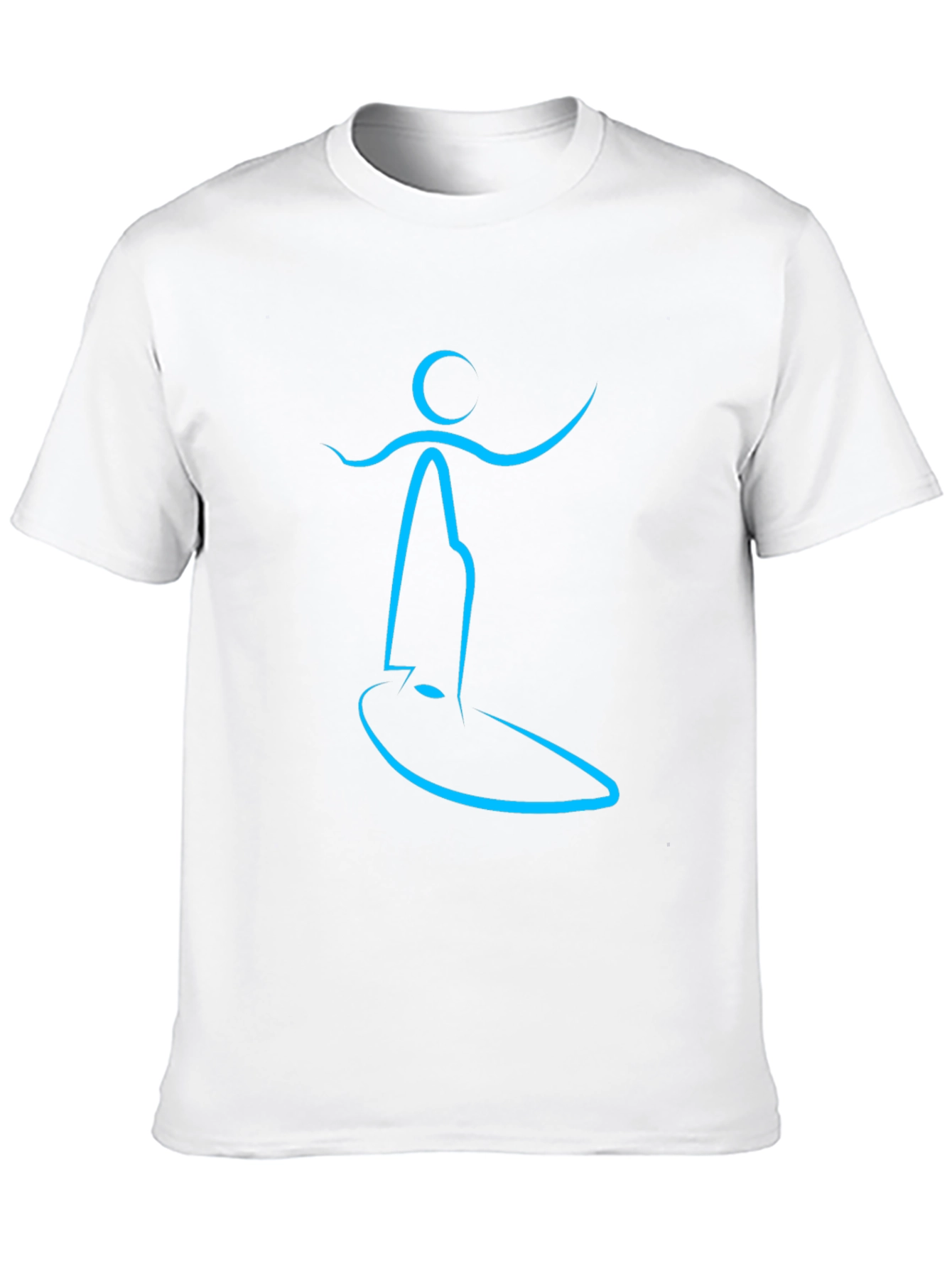 Surfing Silhouette Black Tee