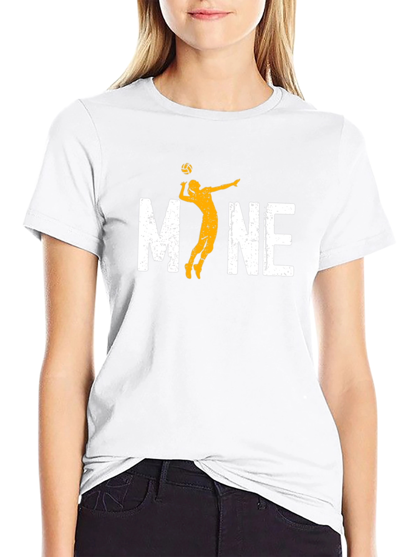 Volleyball Graphic Tee - Mine Volleyball Player Shirt