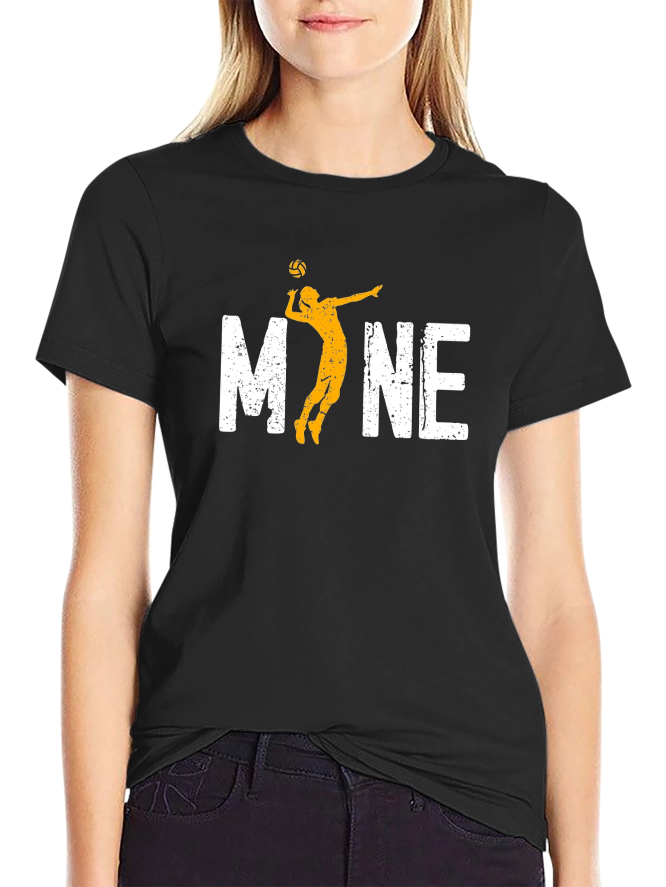 Volleyball Graphic Tee - Mine Volleyball Player Shirt