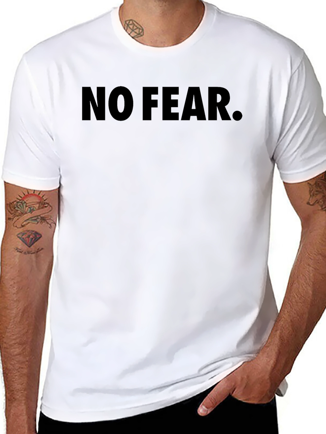 No Fear Graphic Tee - Soft Cotton T-Shirt