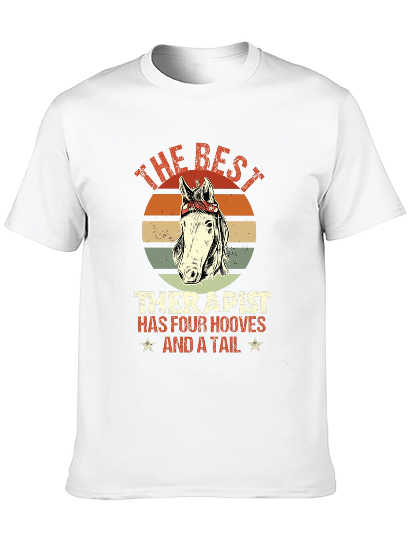 Best Therapist Horse Graphic Tee