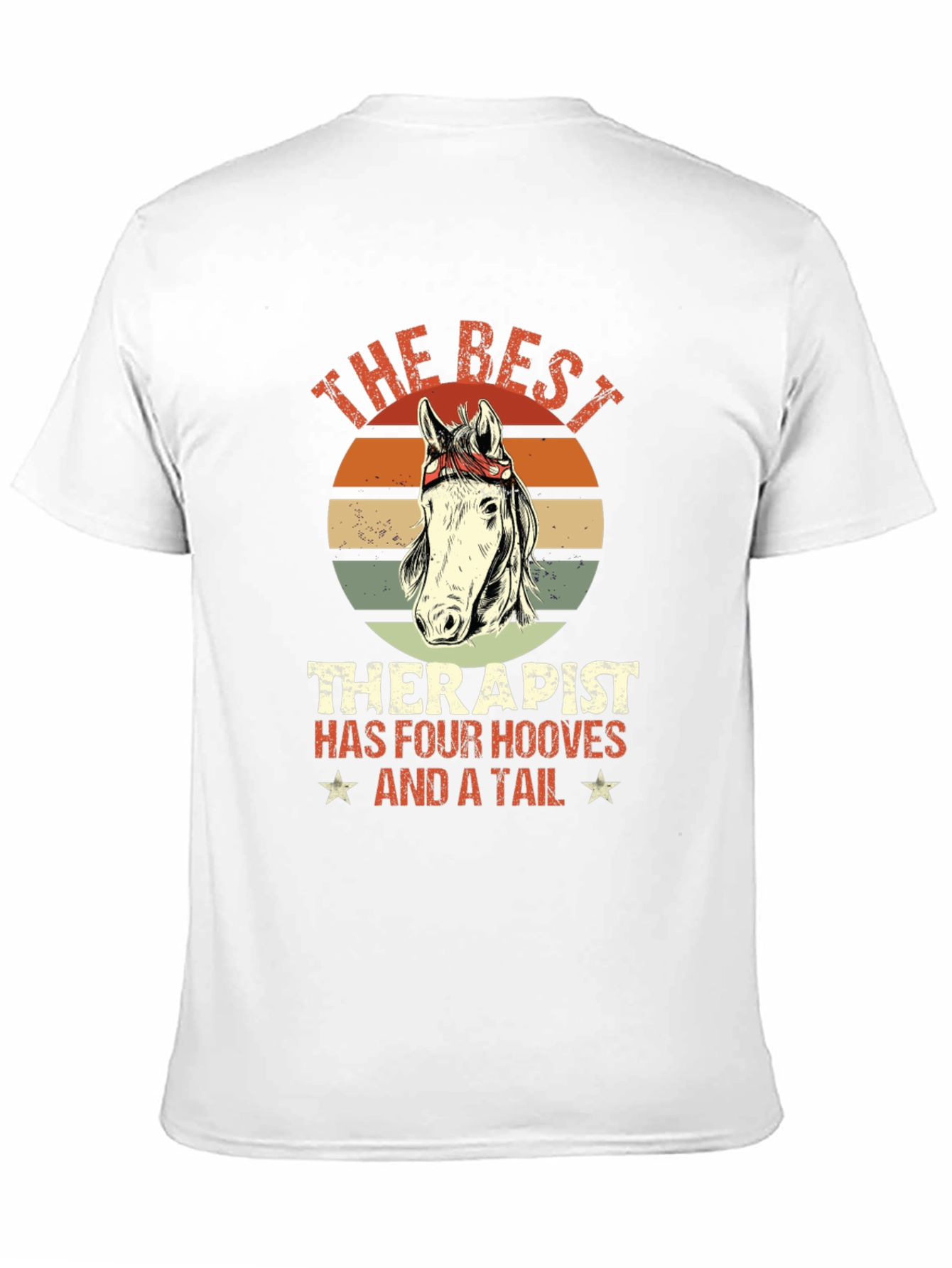 Best Therapist Horse Graphic Tee