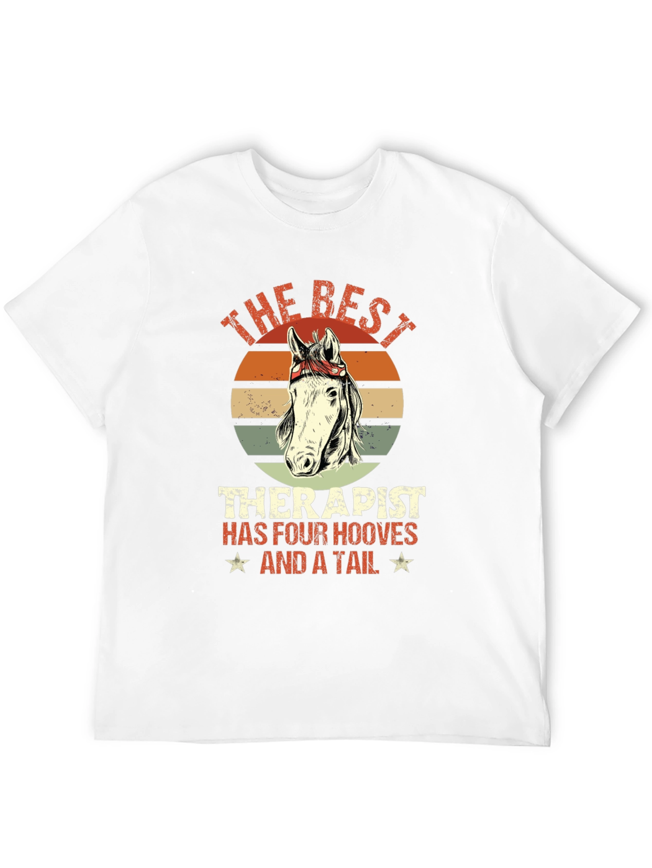 Best Therapist Horse Graphic Tee