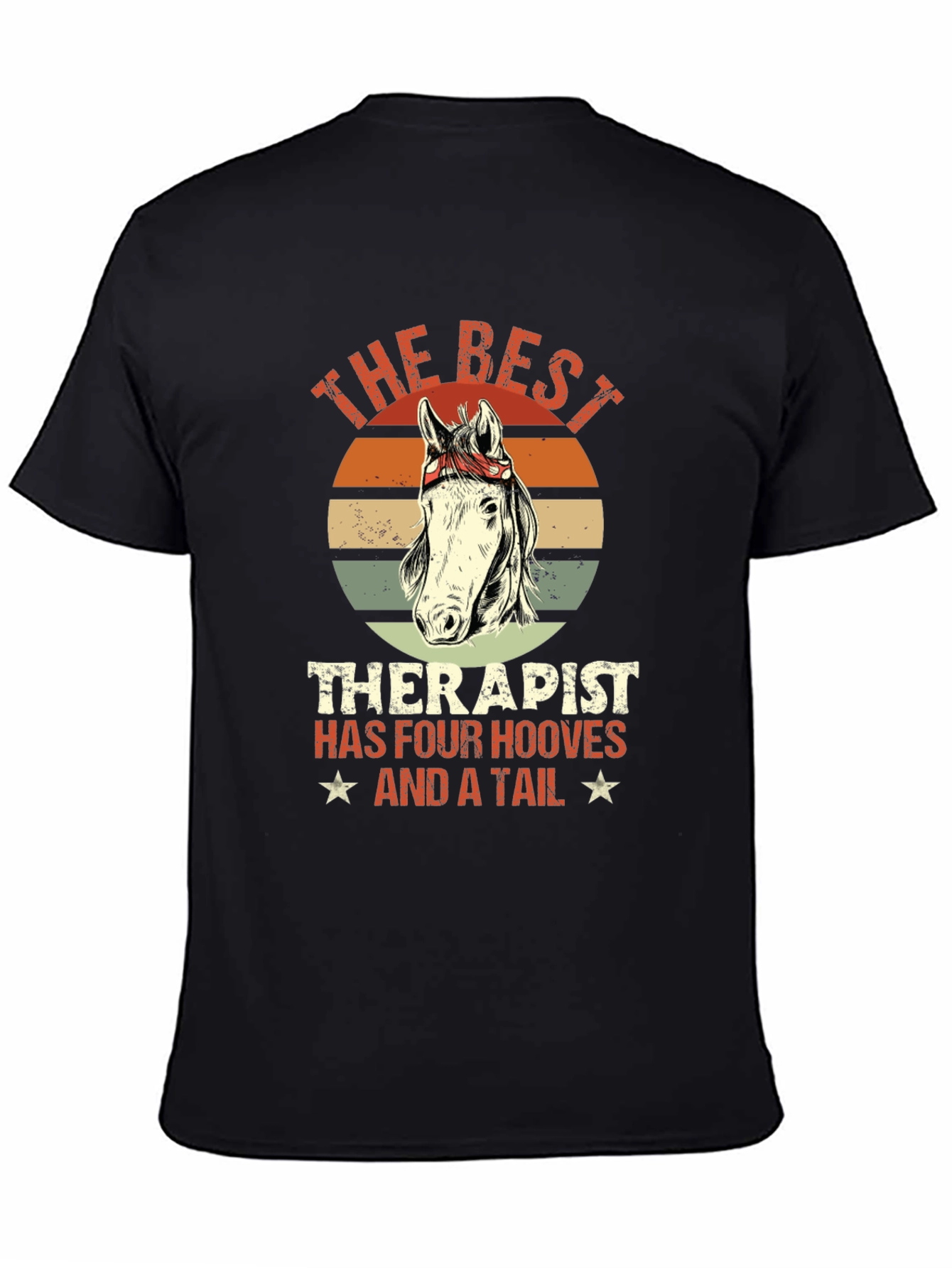 Best Therapist Horse Graphic Tee