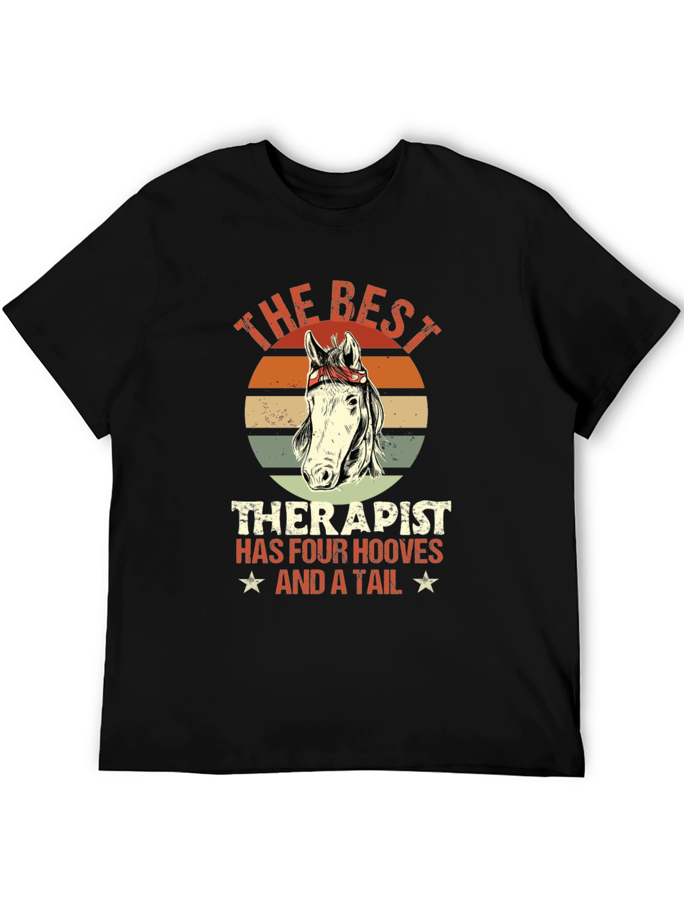 Best Therapist Horse Graphic Tee