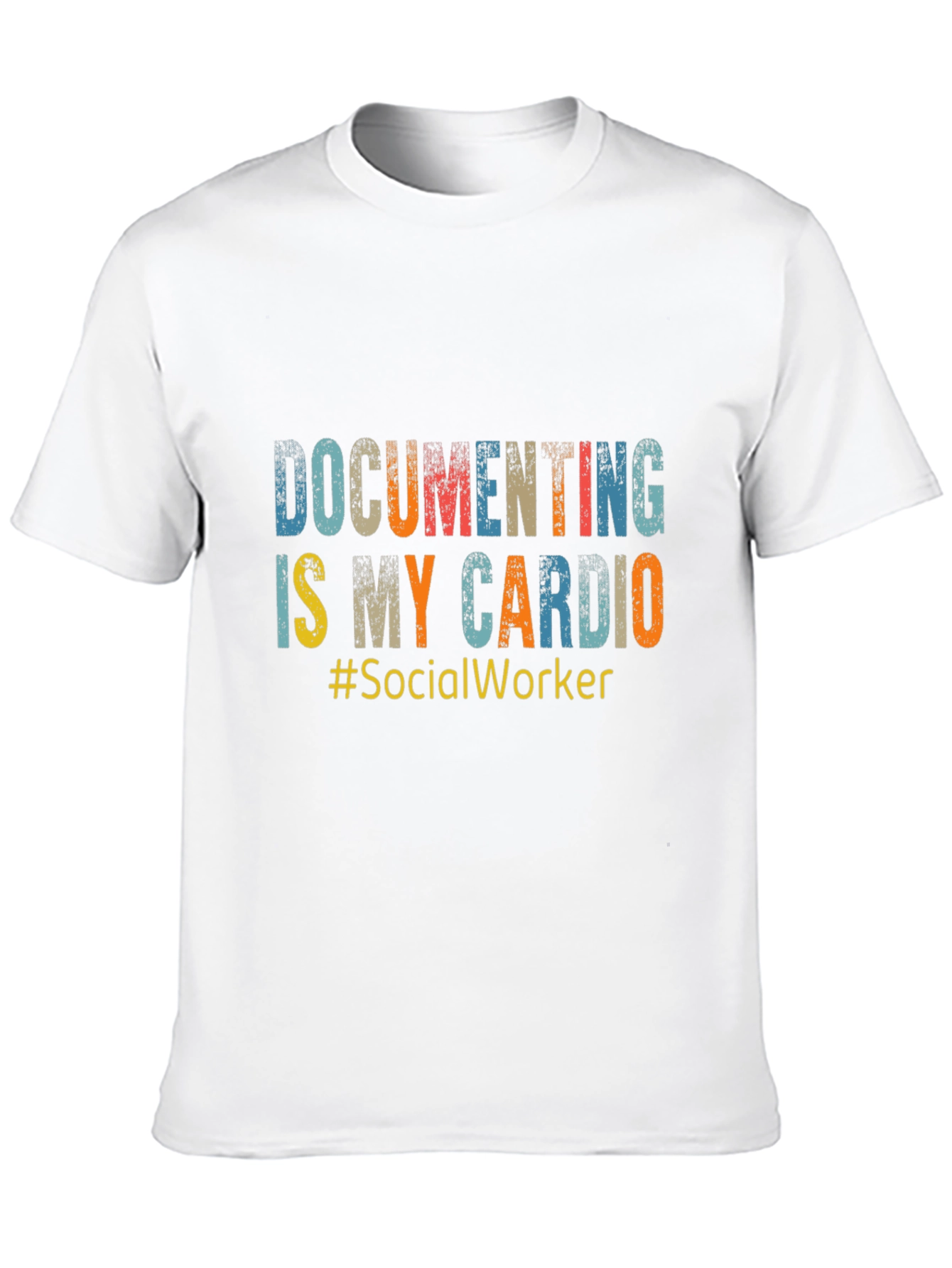 Social Worker Cardio Tee - Profession Pride