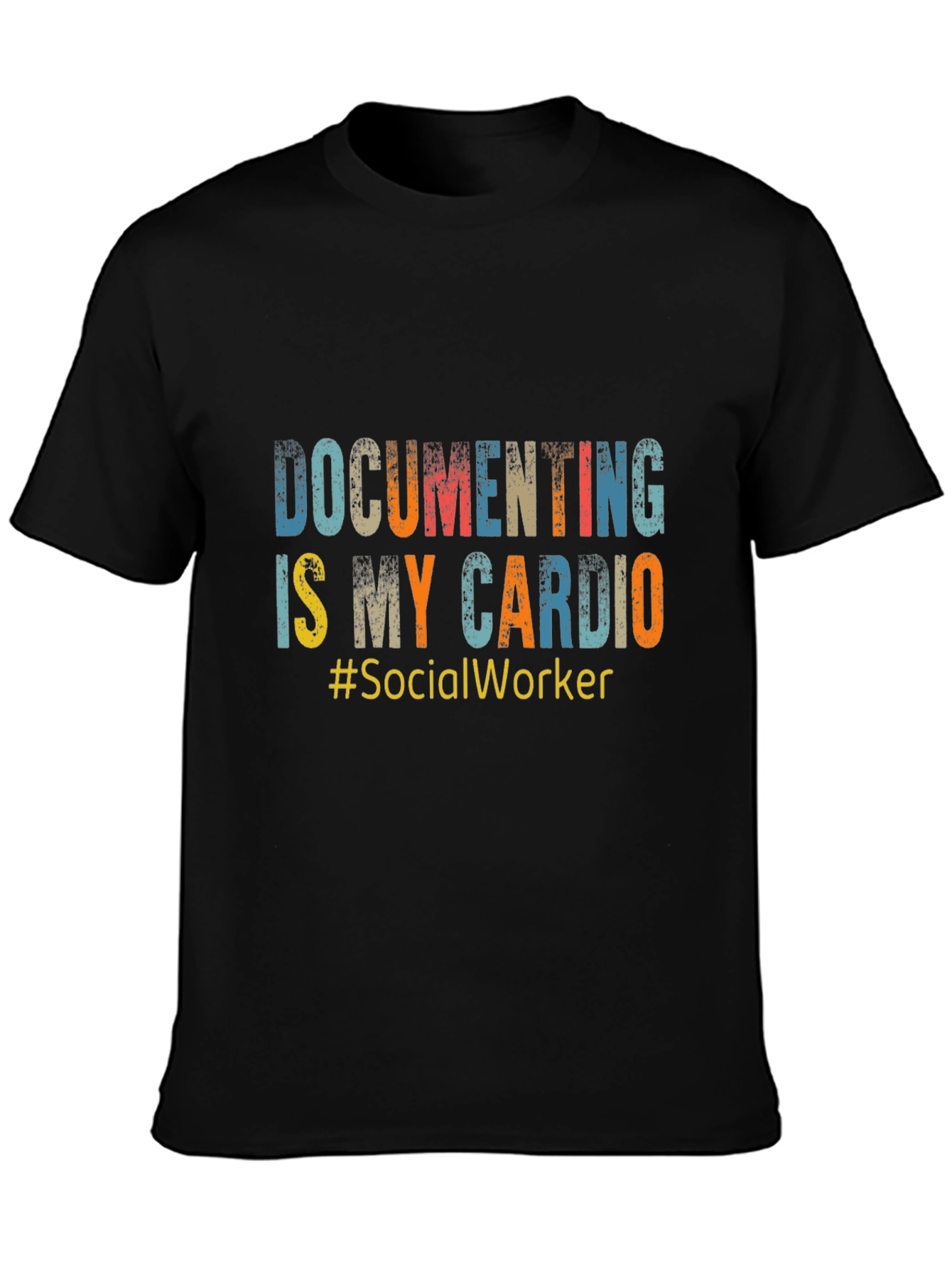 Social Worker Cardio Tee - Profession Pride