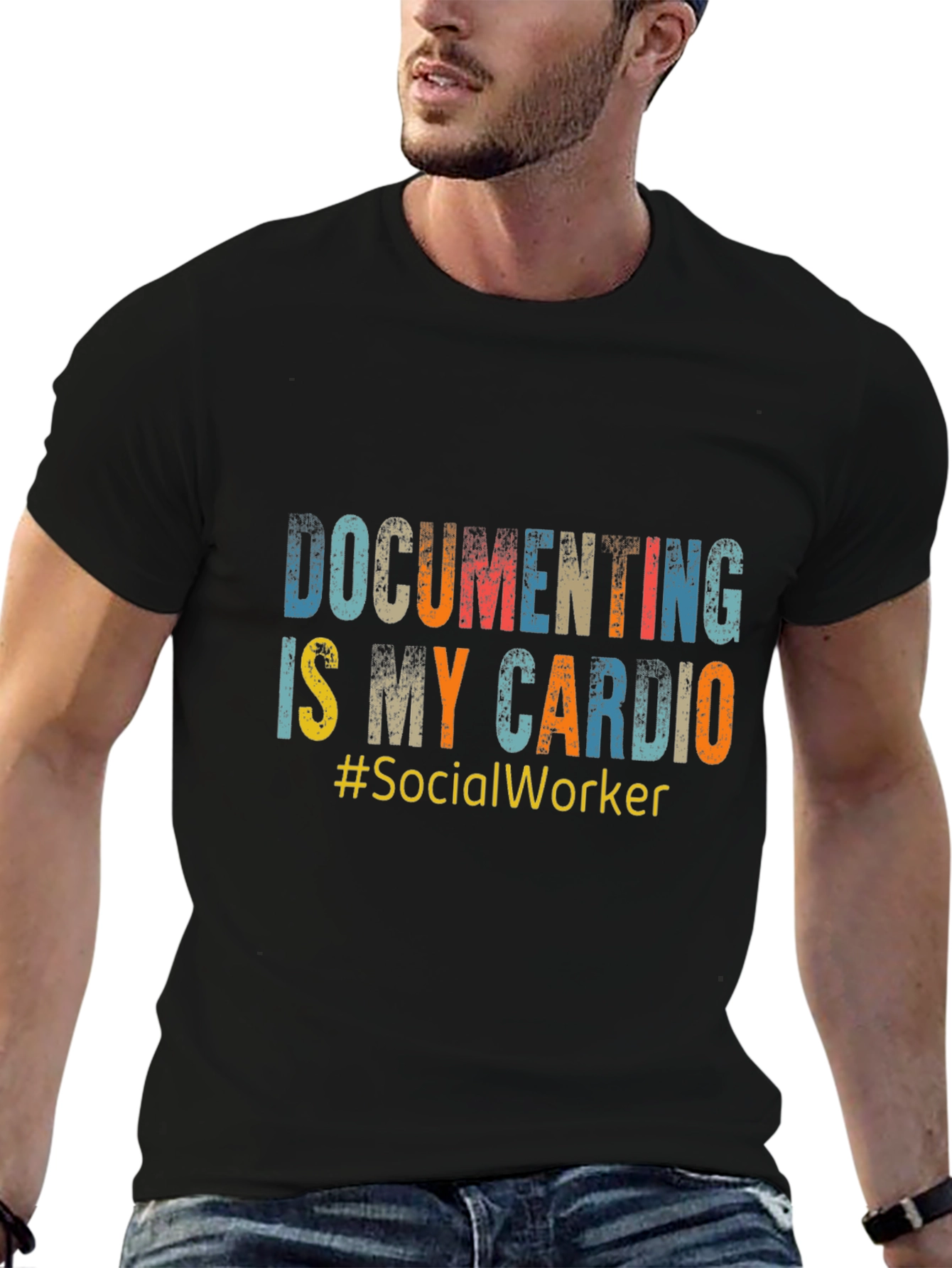 Social Worker Cardio Tee - Profession Pride