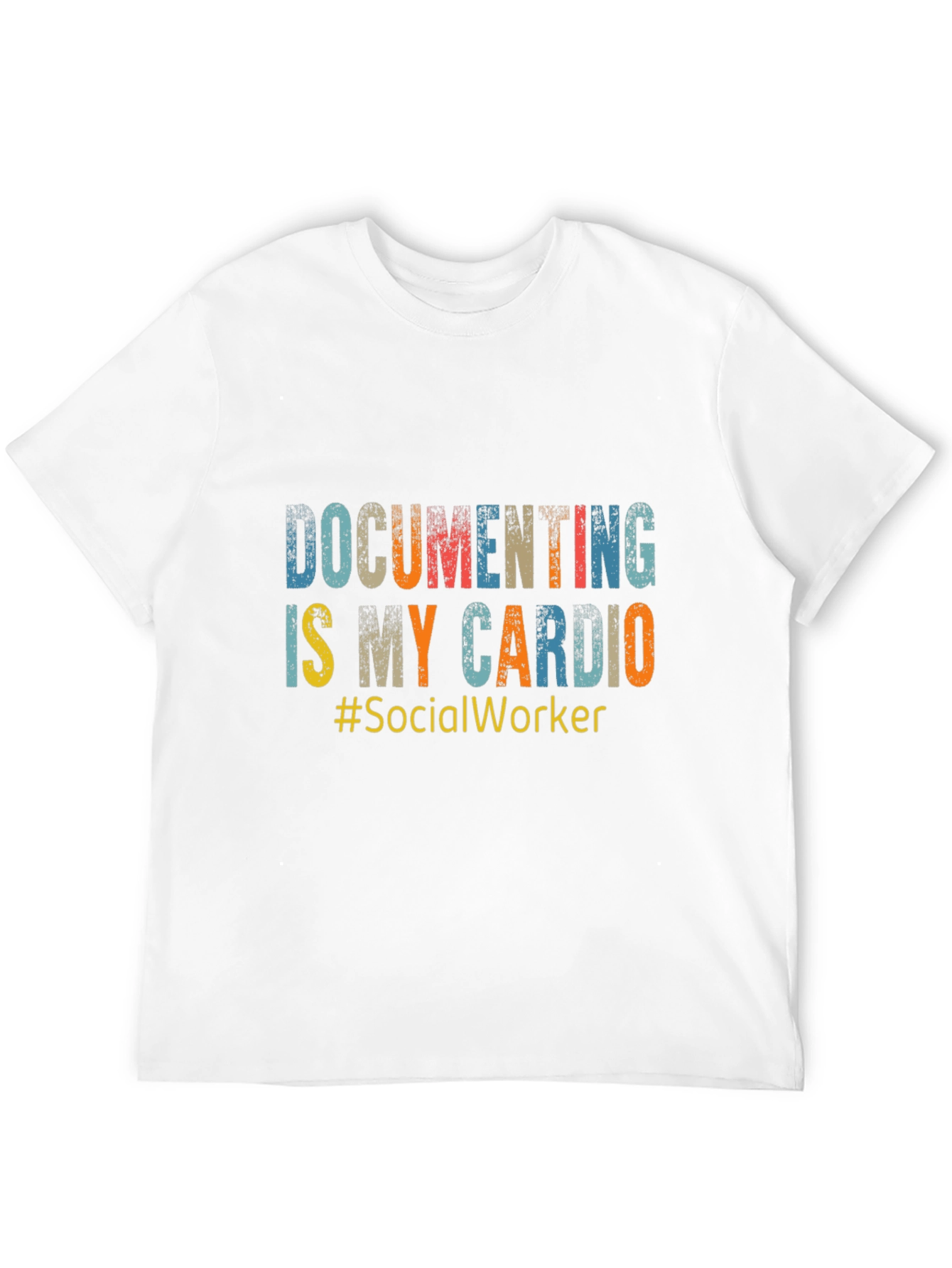 Social Worker Cardio Tee - Profession Pride