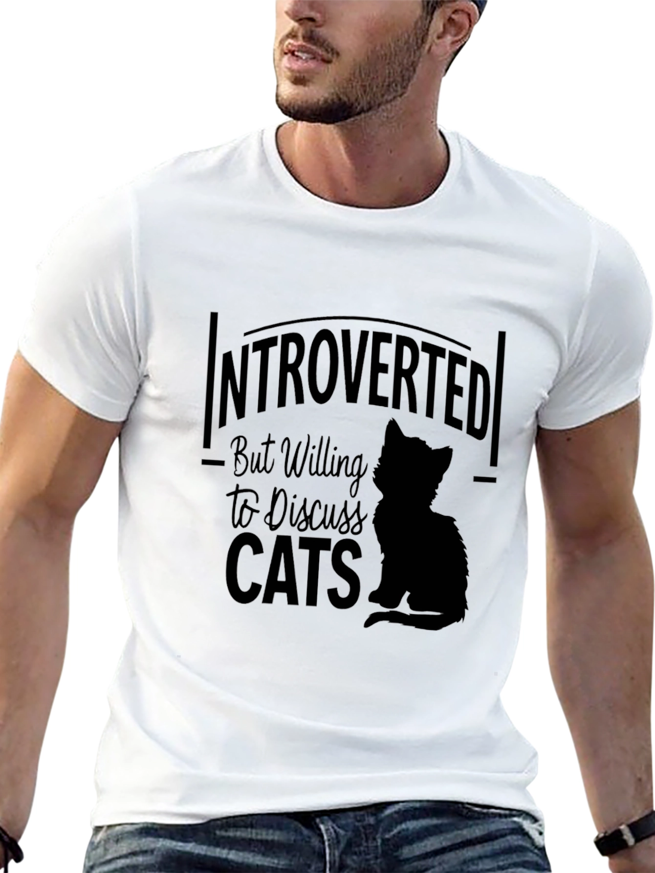 Introverted Cat Lover Tee