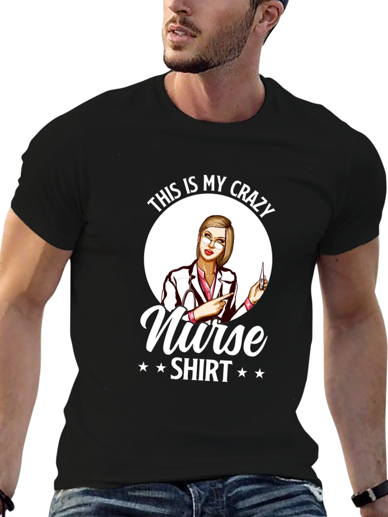 Crazy Nurse Shirt - Funny Graphic Tee