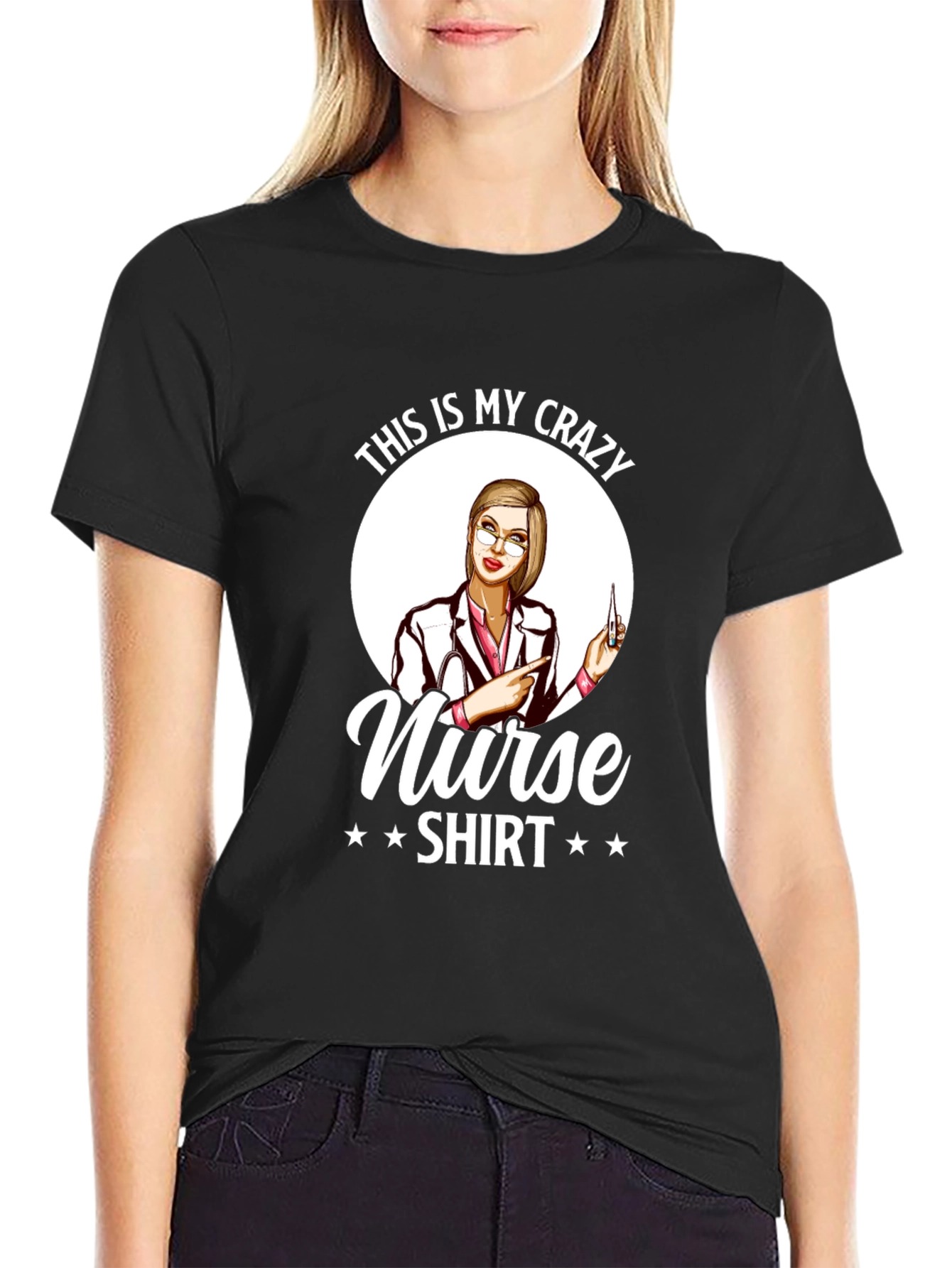 Crazy Nurse Shirt - Funny Graphic Tee