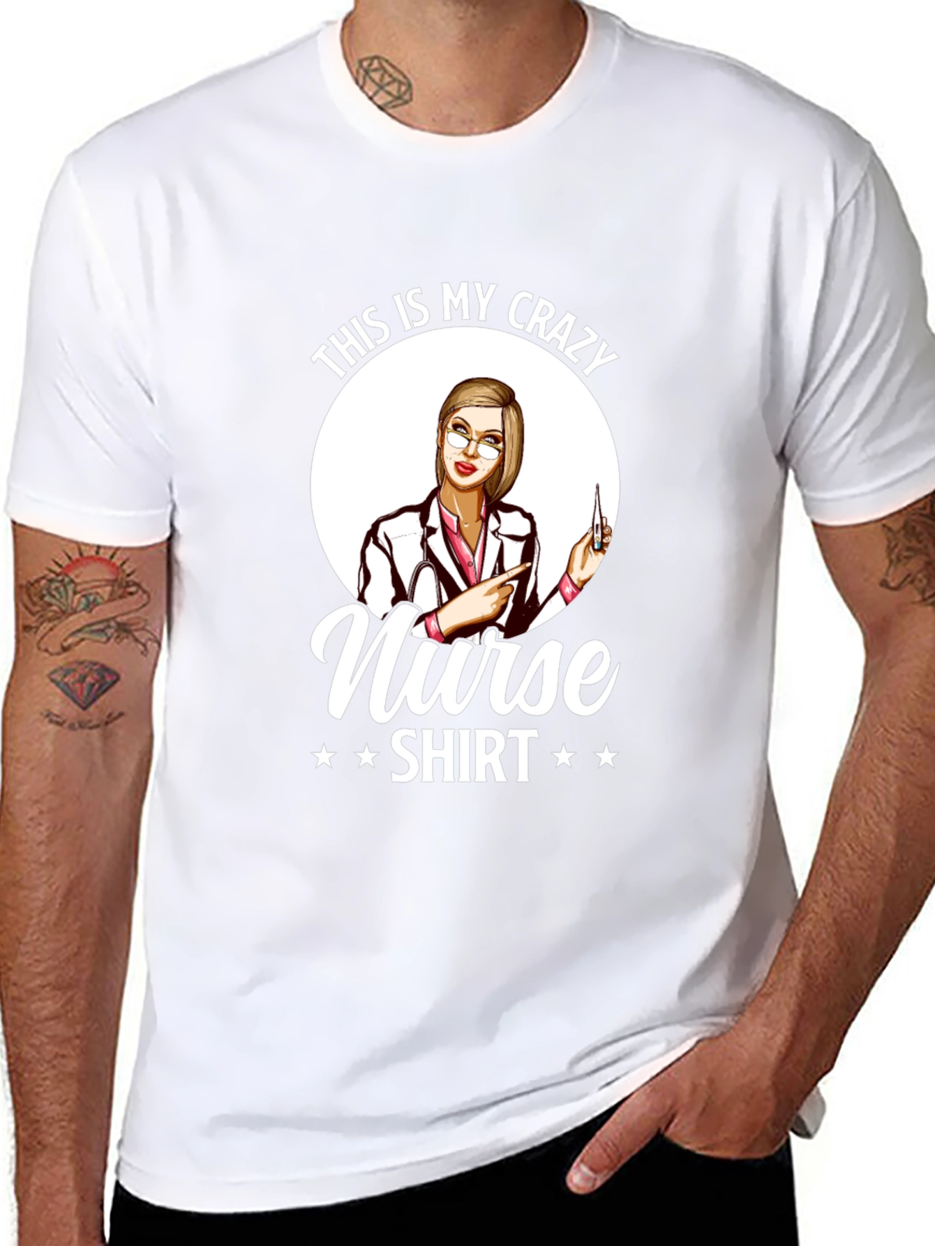 Crazy Nurse Shirt - Funny Graphic Tee