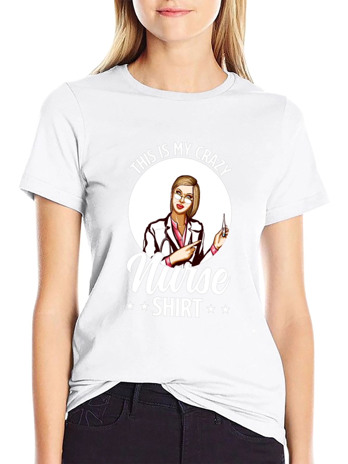 Crazy Nurse Shirt - Funny Graphic Tee