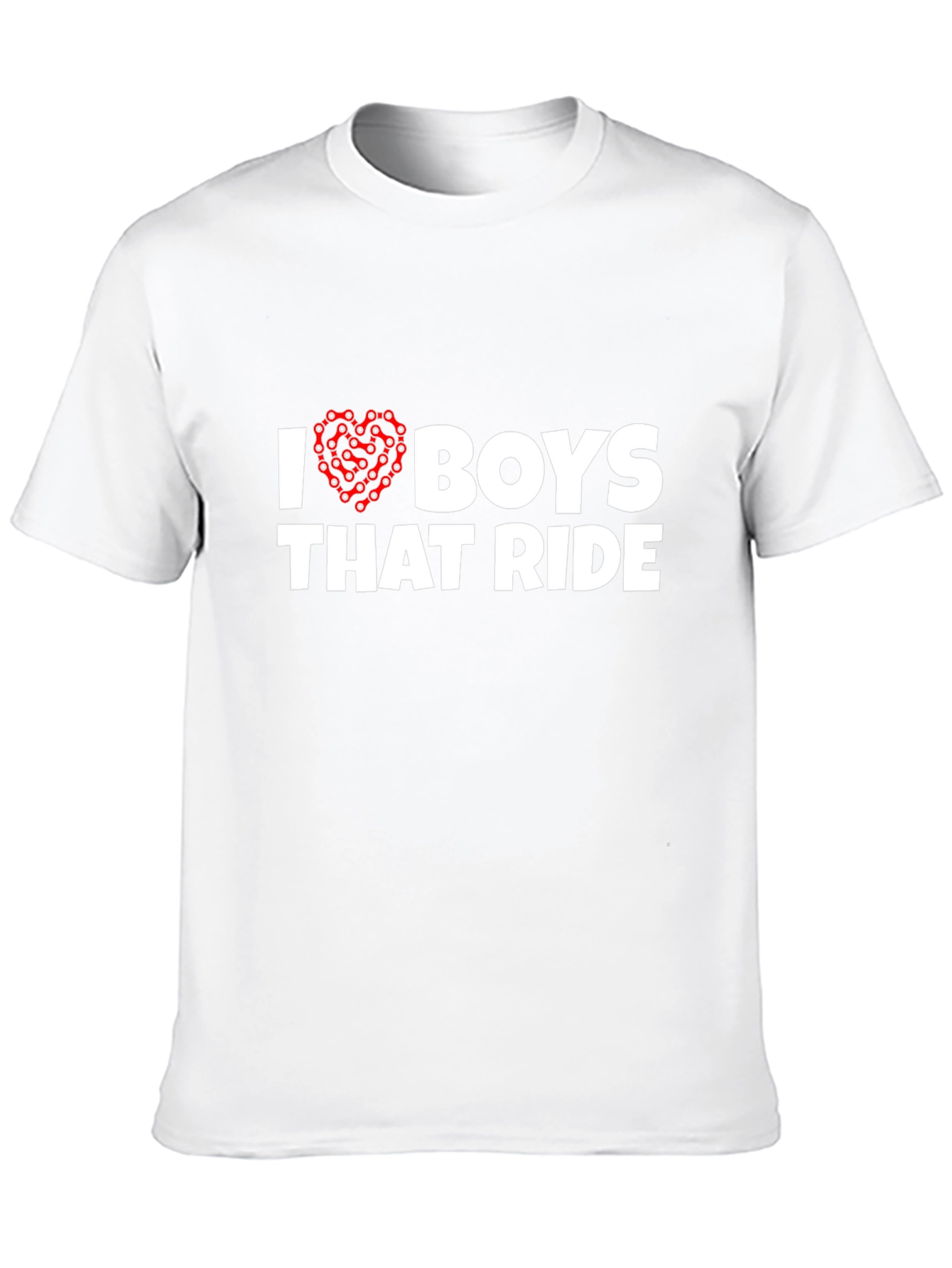 I Heart Boys That Ride T-Shirt - Black