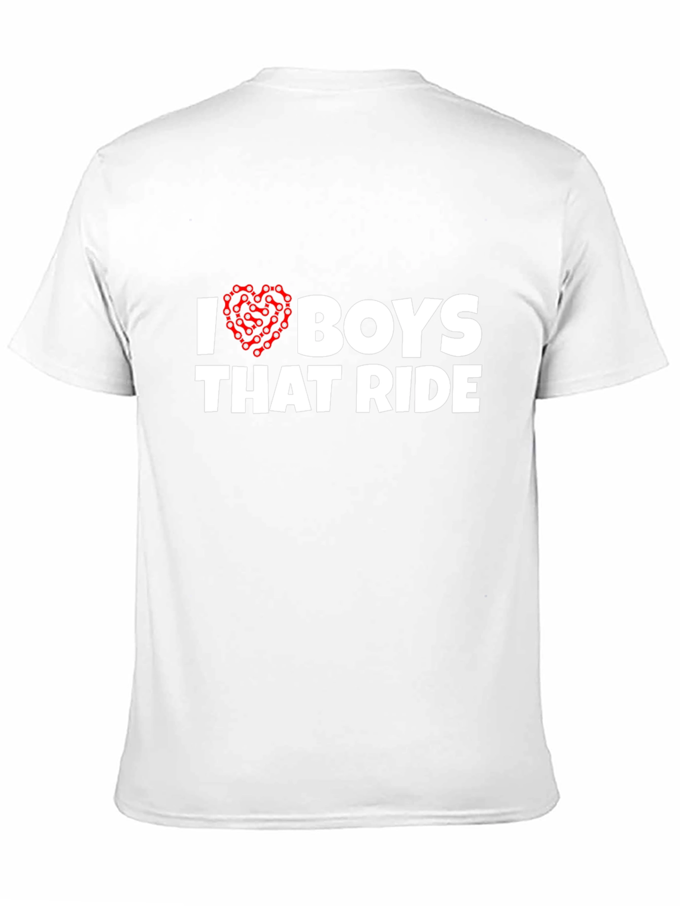 I Heart Boys That Ride T-Shirt - Black