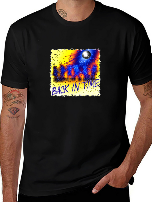 Retro Back in Time Graphic Tee