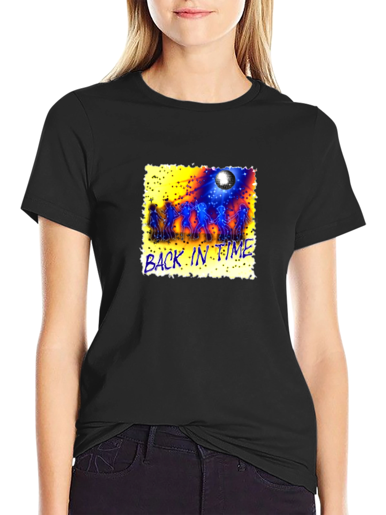 Retro Back in Time Graphic Tee