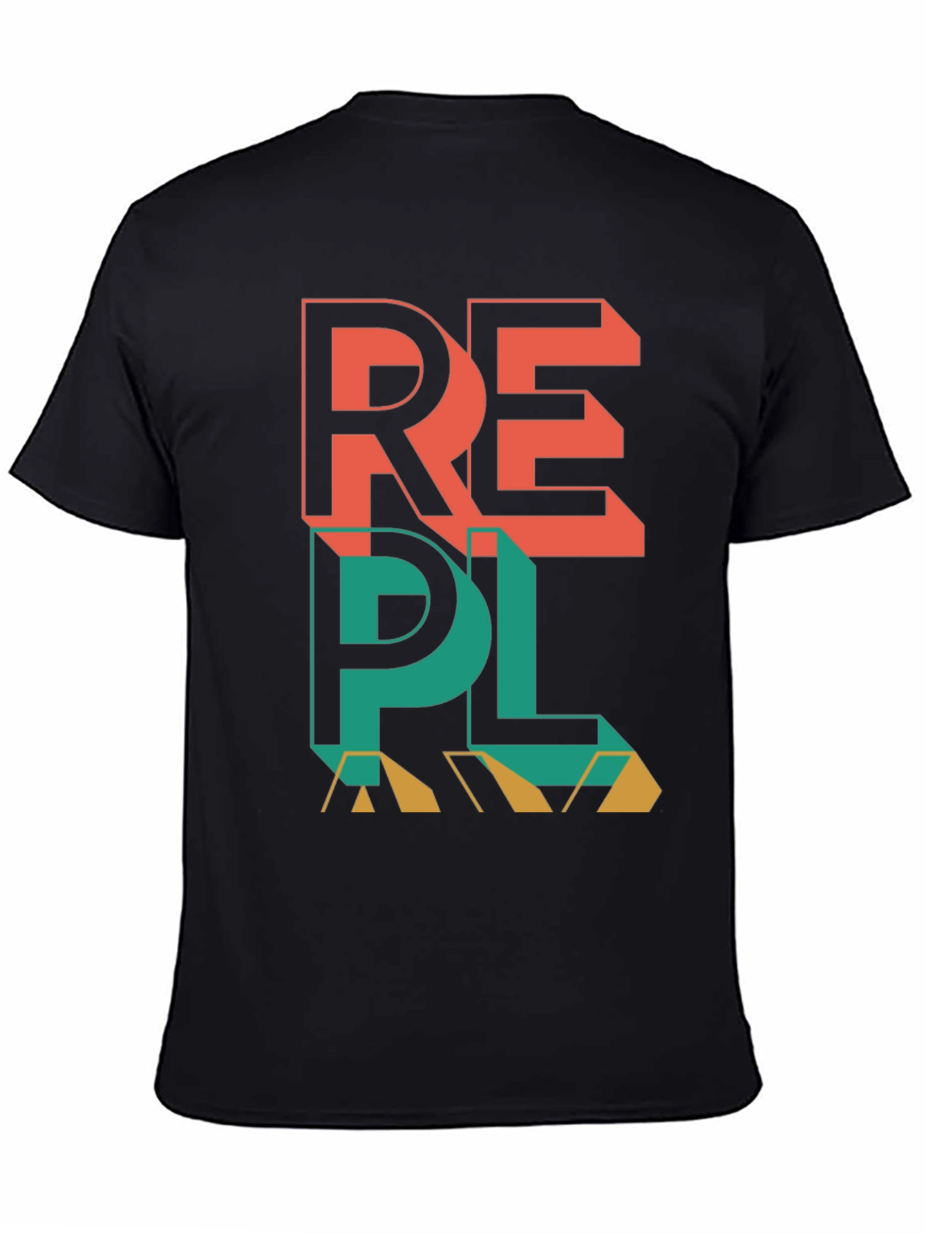 REPL Graphic Tee - Modern Black T-Shirt