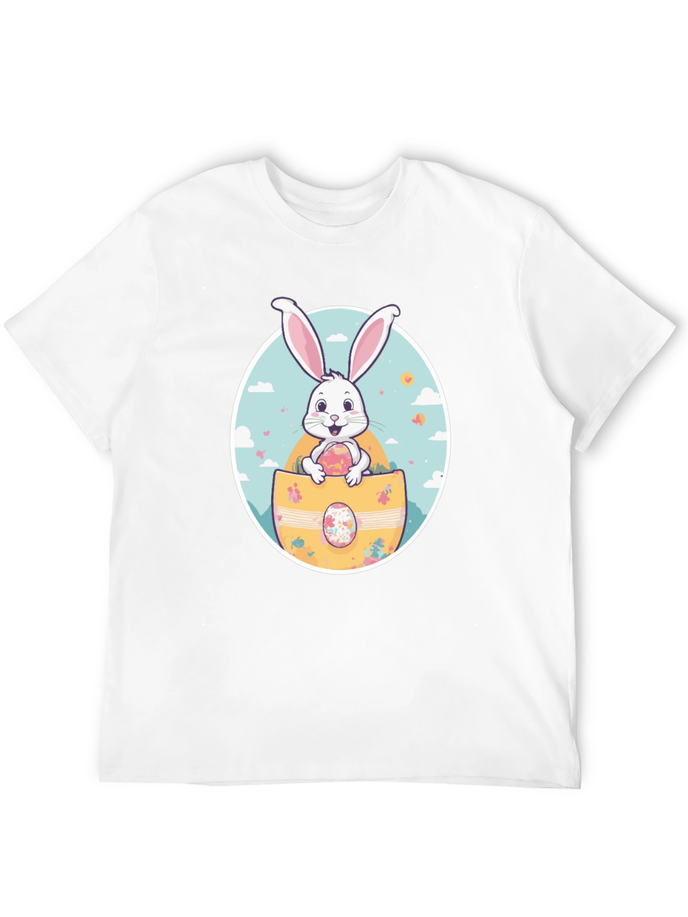 Easter Bunny T-Shirt - Cute Rabbit in Egg