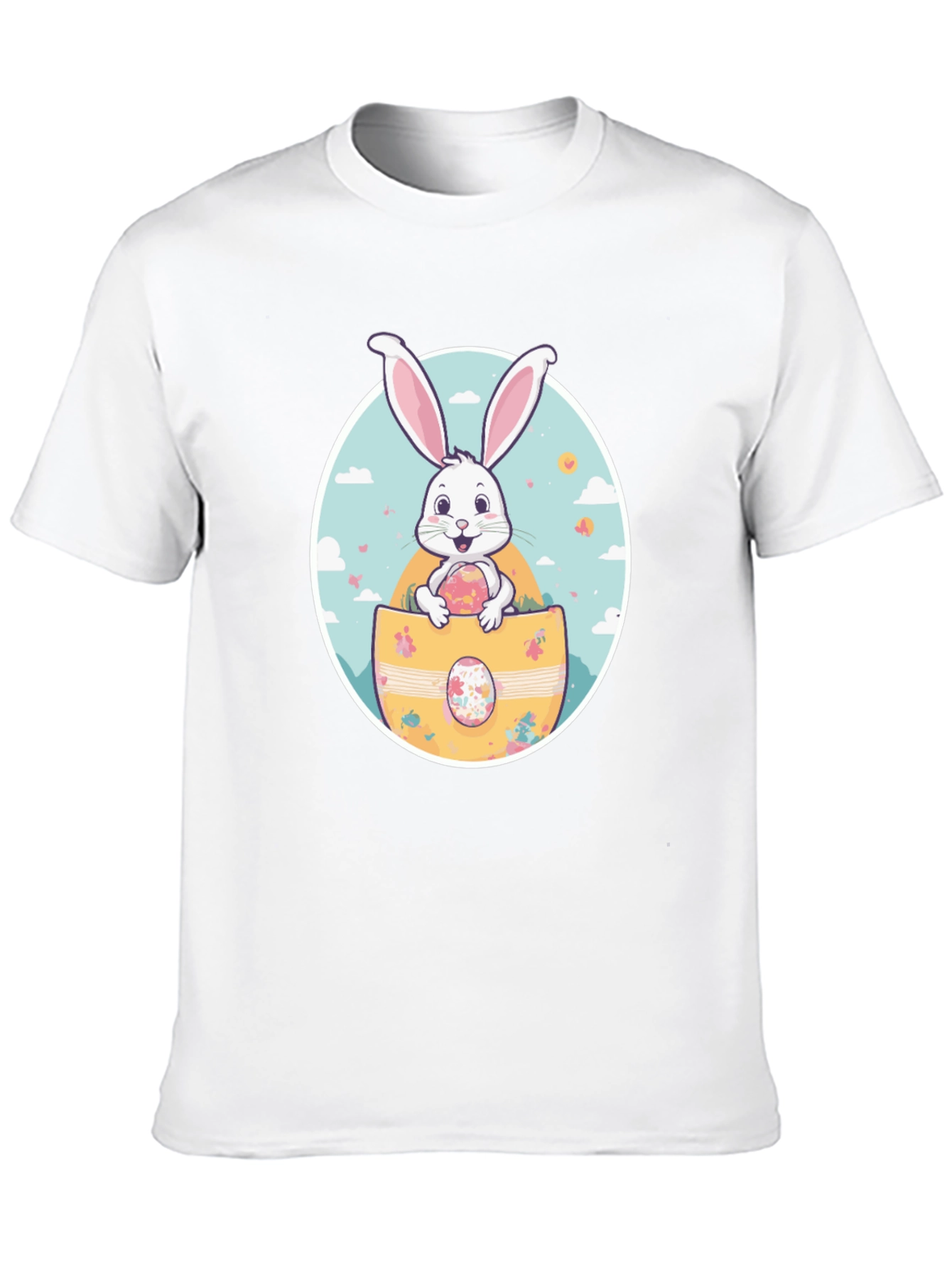Easter Bunny T-Shirt - Cute Rabbit in Egg