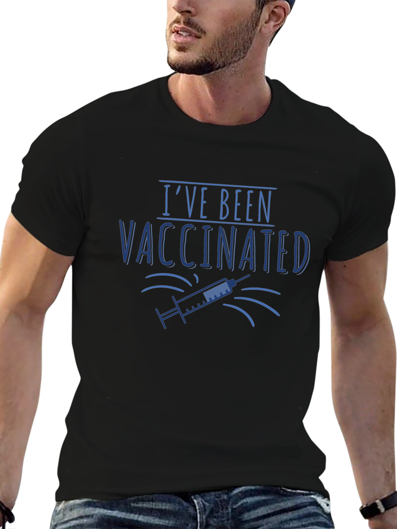 Ive Been Vaccinated Black T-Shirt