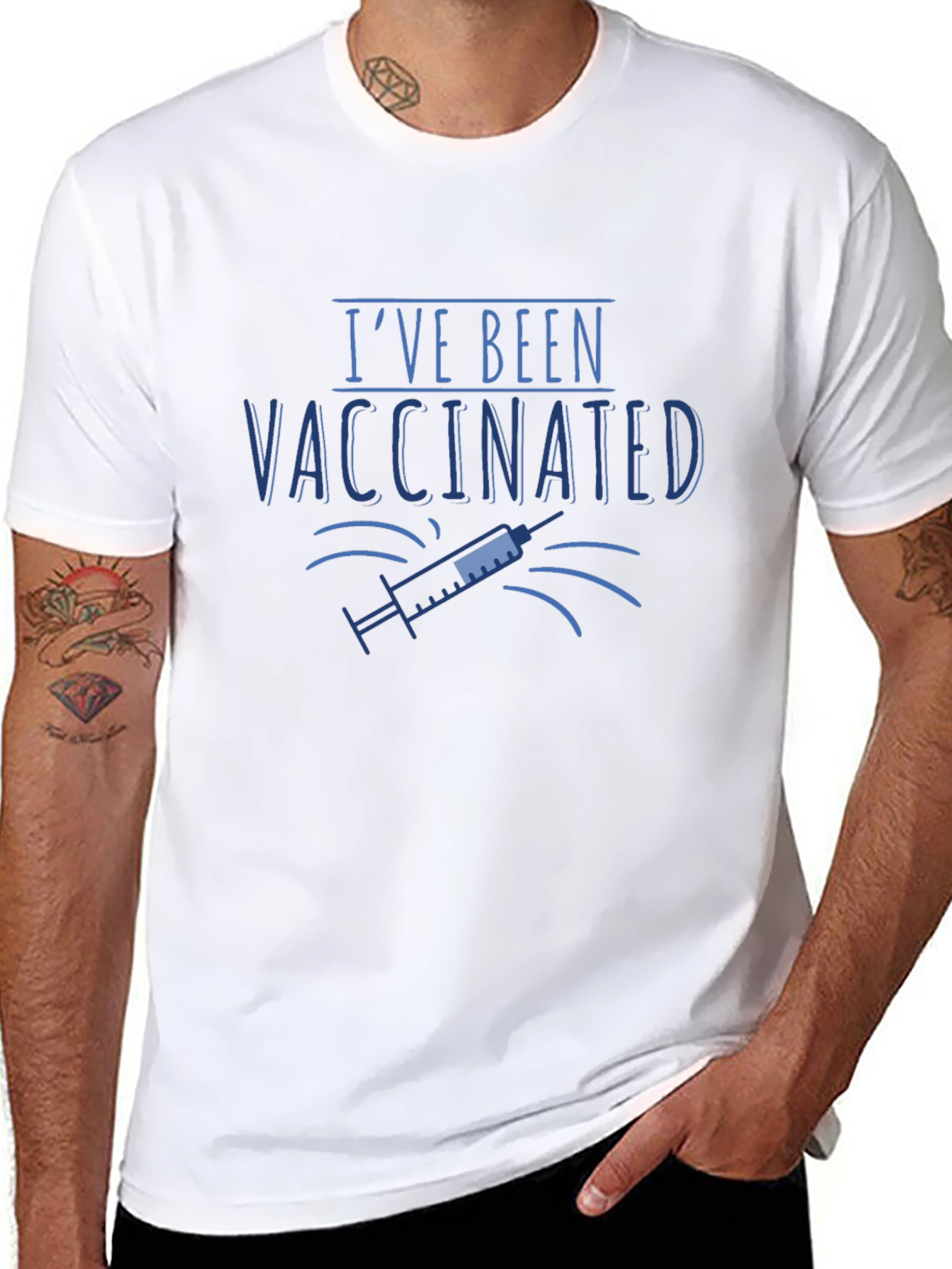 Ive Been Vaccinated Black T-Shirt