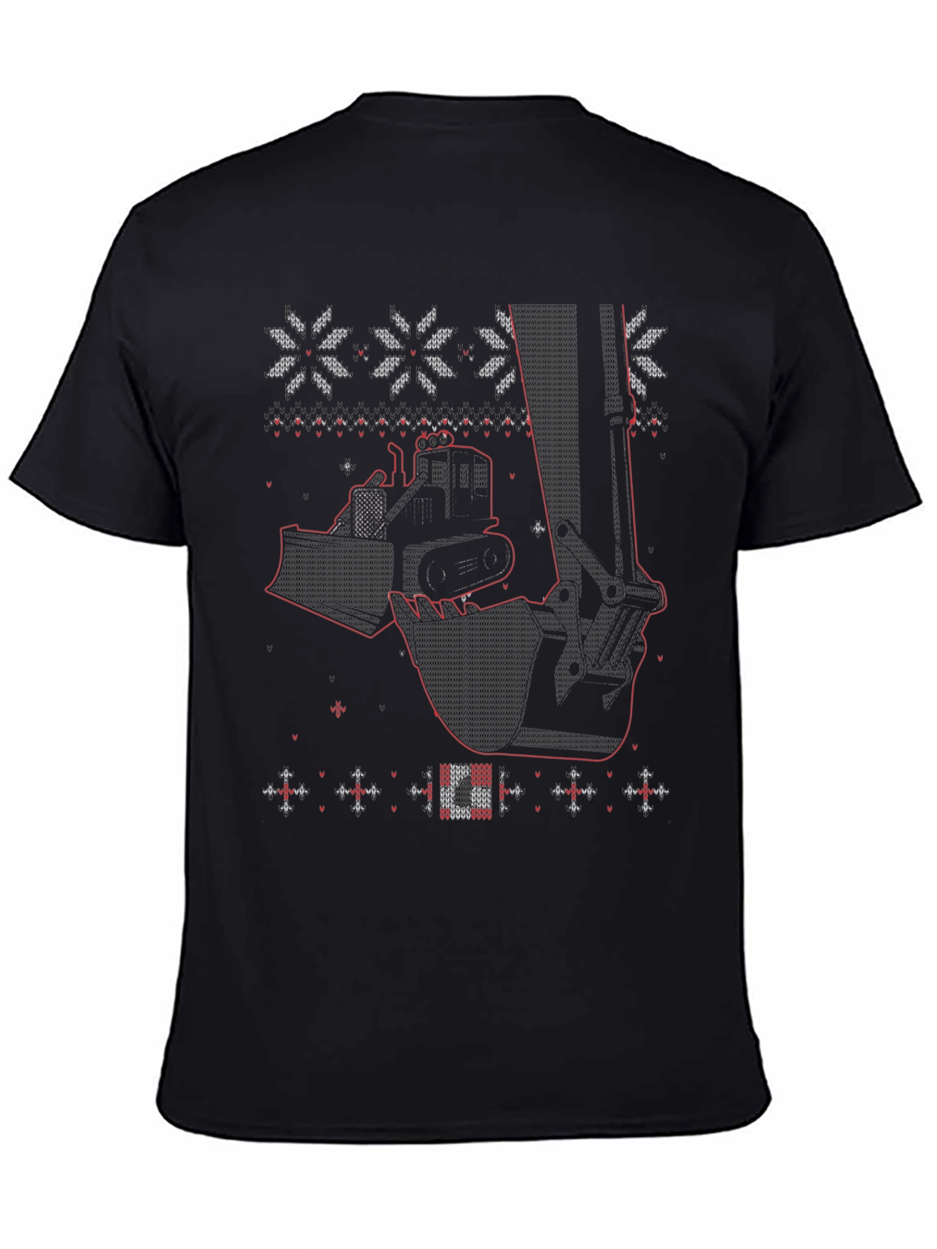 Construction Equipment Christmas Sweater T-Shirt