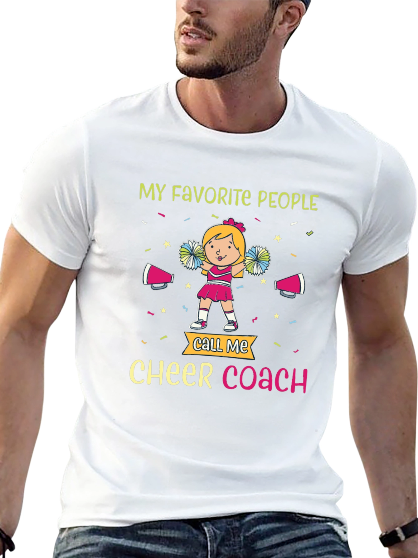 Cheer Coach T-Shirt - My Favorite People