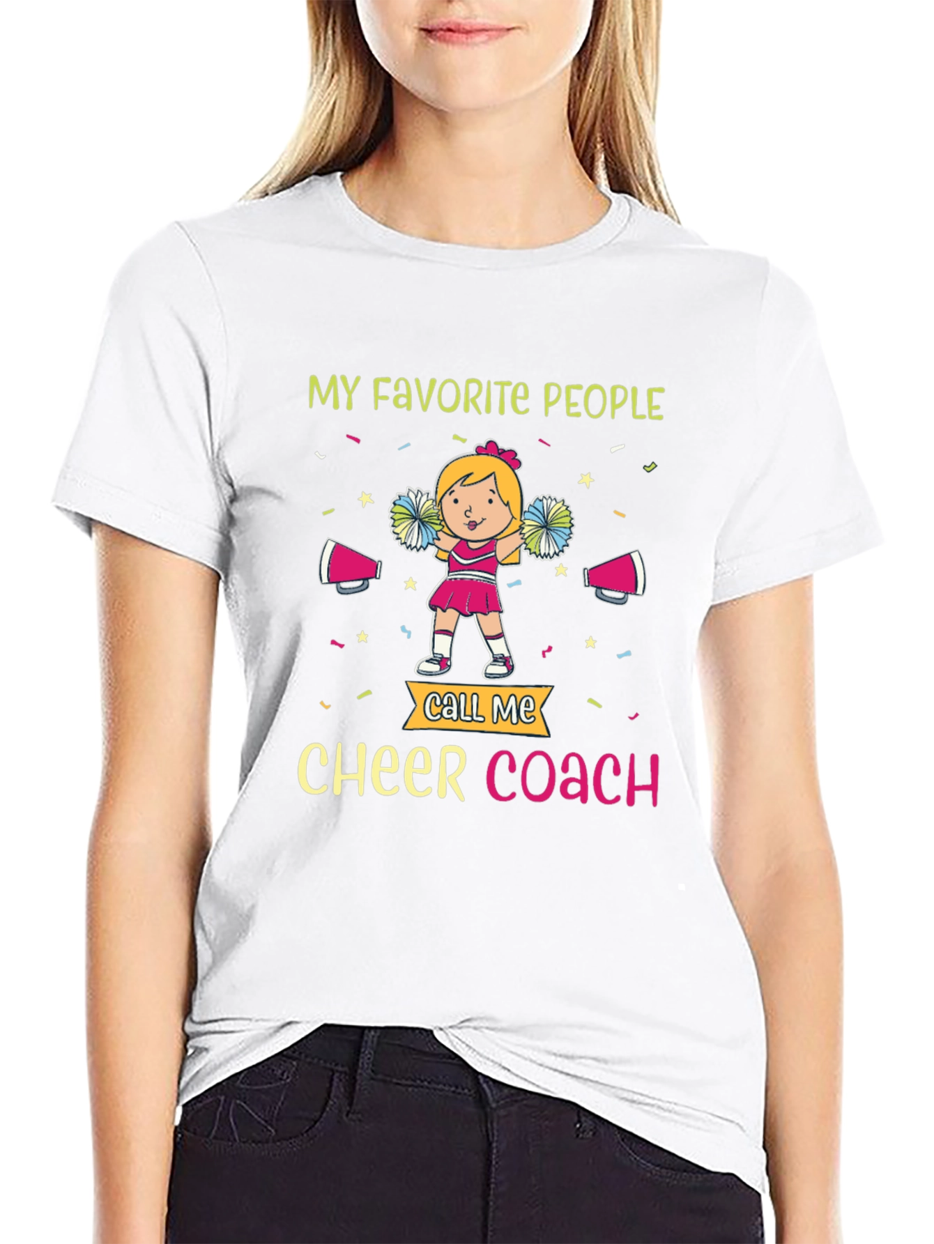 Cheer Coach T-Shirt - My Favorite People