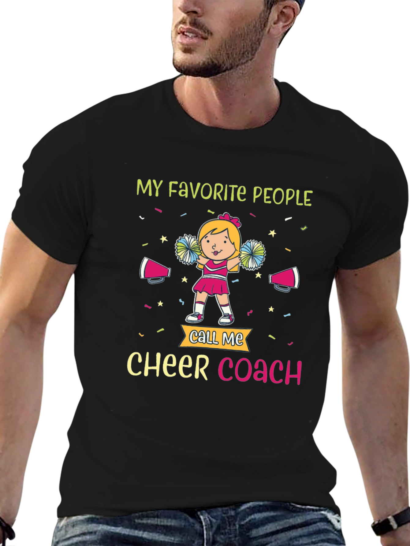 Cheer Coach T-Shirt - My Favorite People
