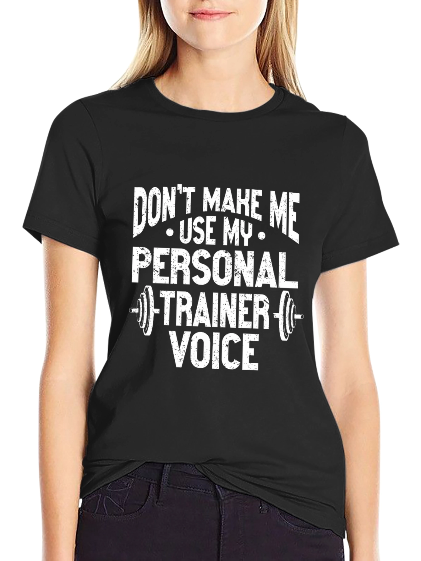Personal Trainer Voice Black T-Shirt