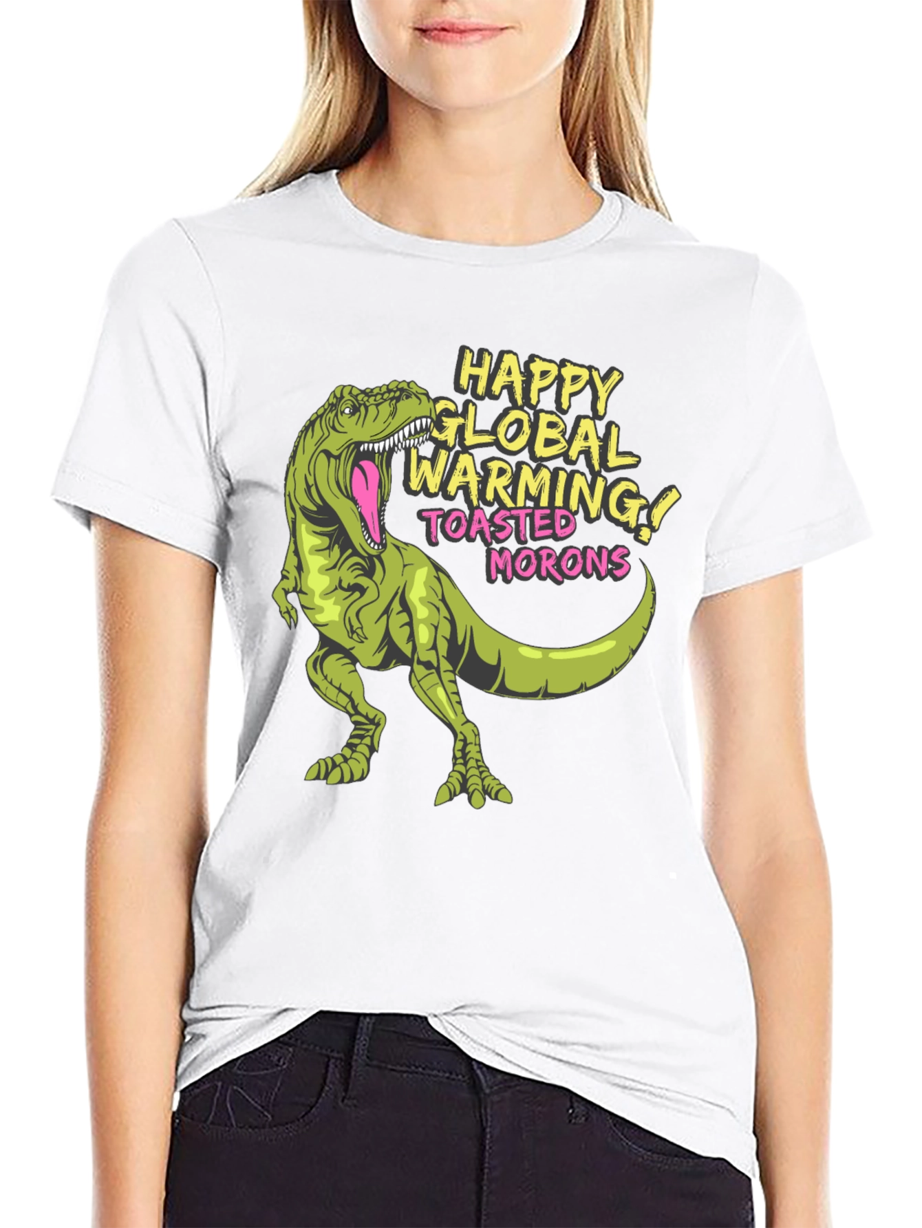 Global Warming T-Rex Graphic Tee - Unisex