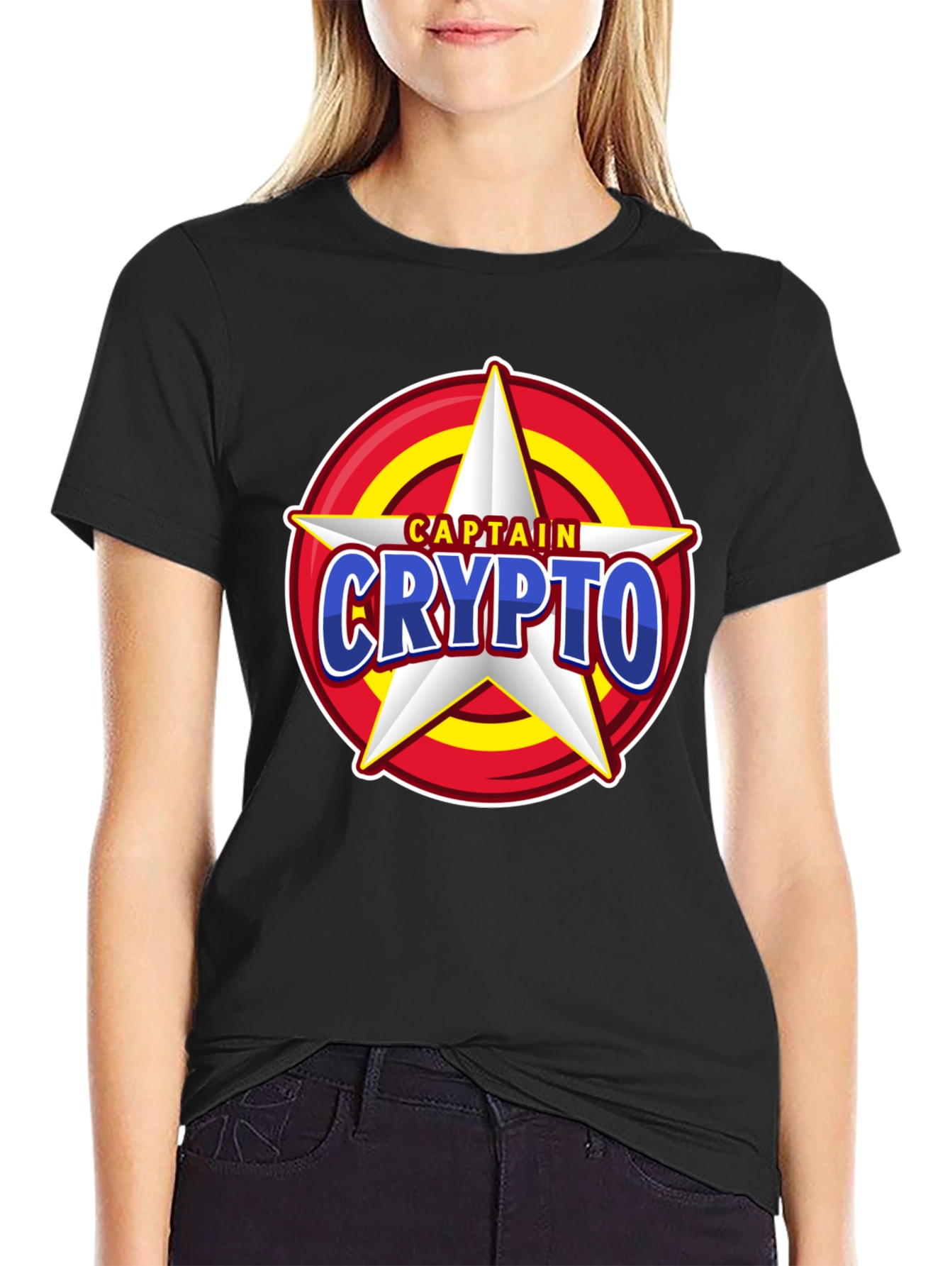 Captain Crypto T-Shirt - Cool Graphic Tee