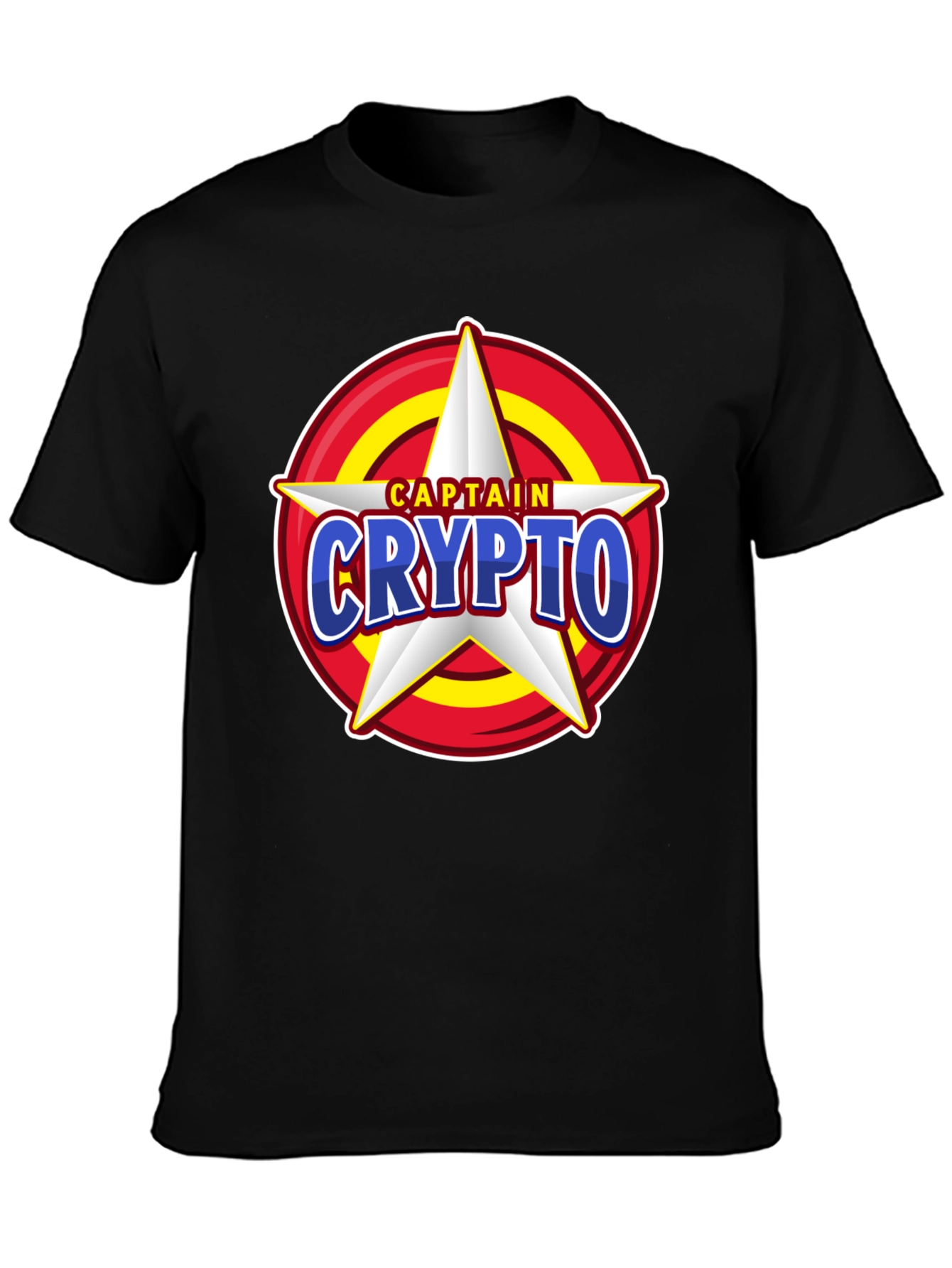 Captain Crypto T-Shirt - Cool Graphic Tee