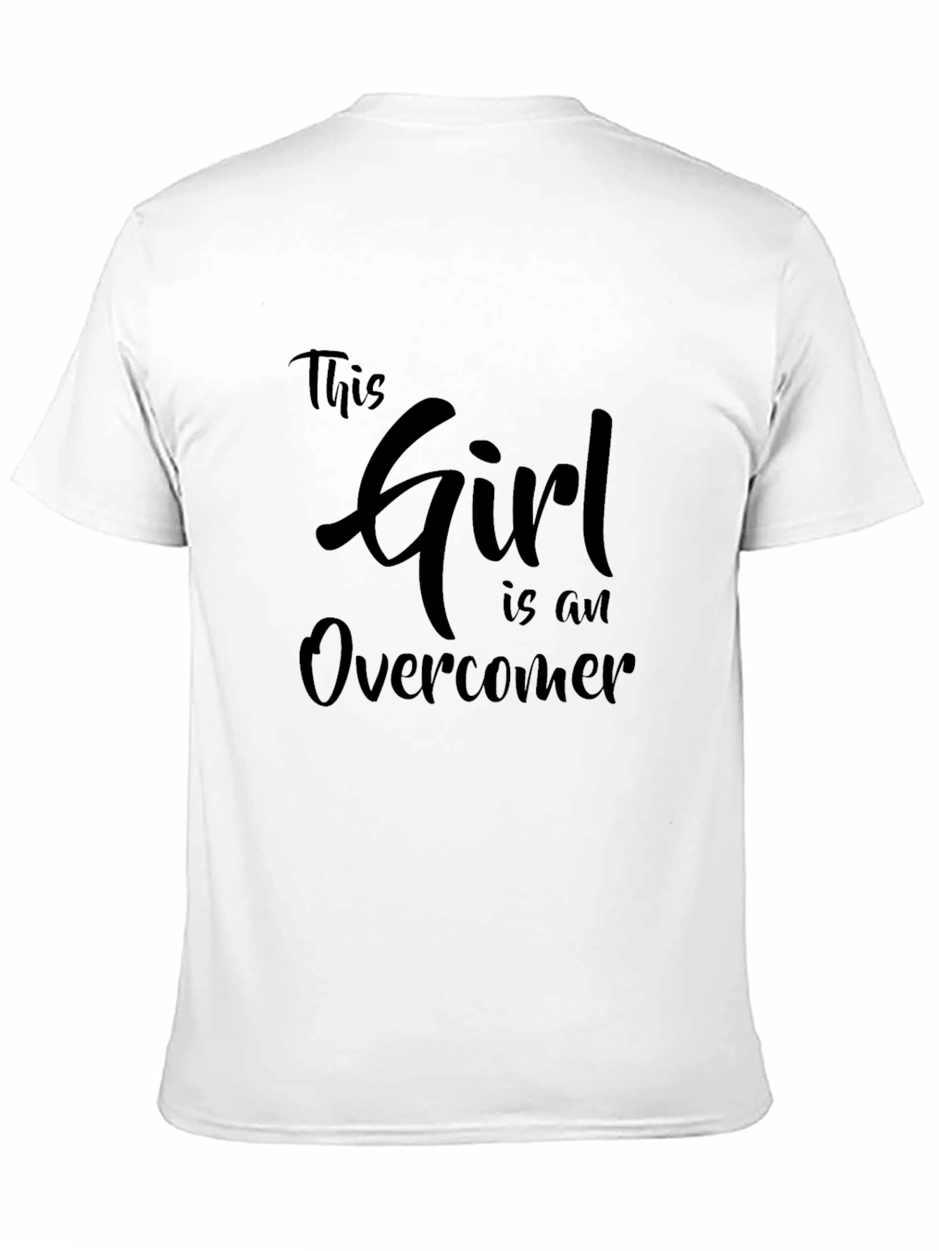 Girl Overcomer T-Shirt - Inspiring Womens Tee