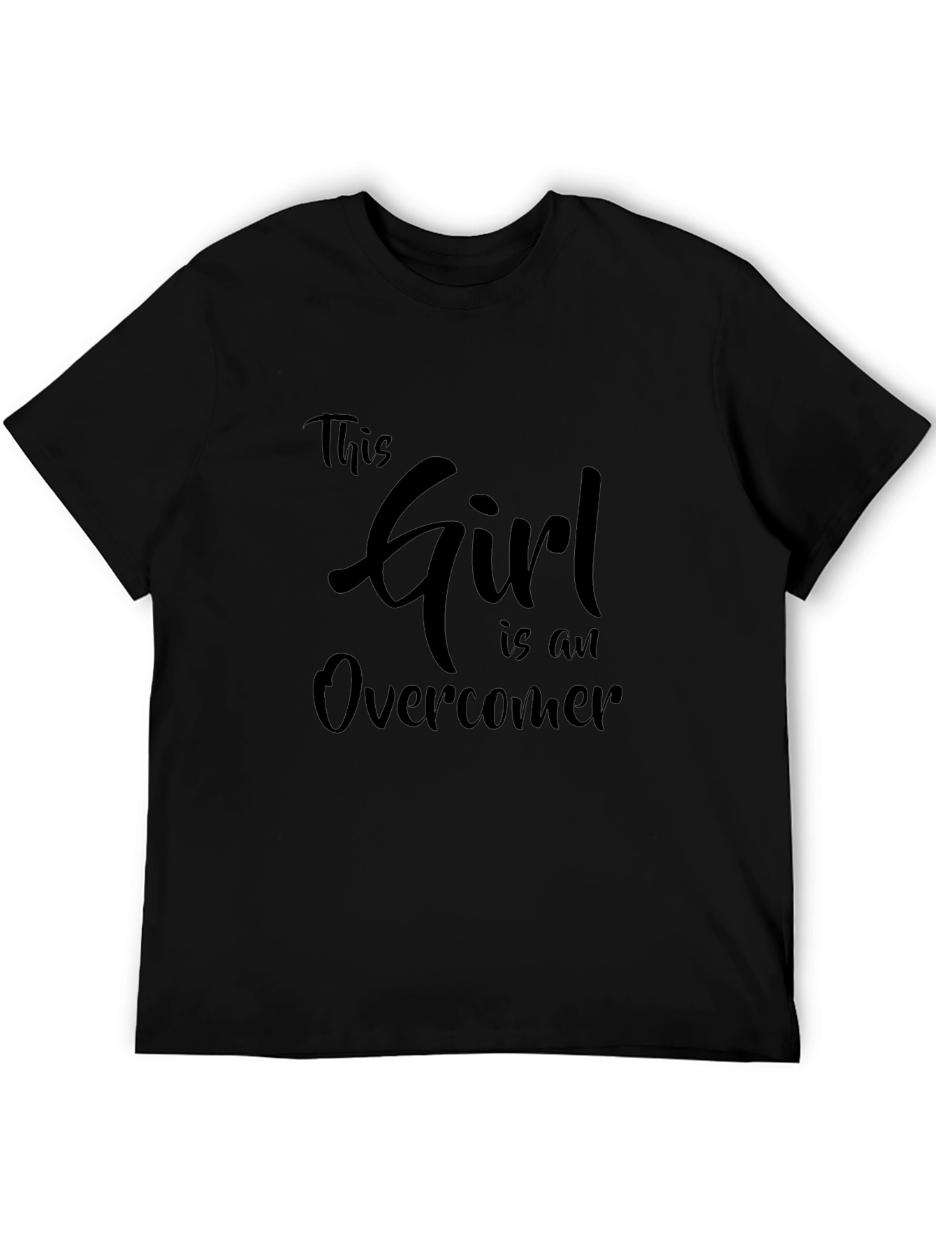 Girl Overcomer T-Shirt - Inspiring Womens Tee