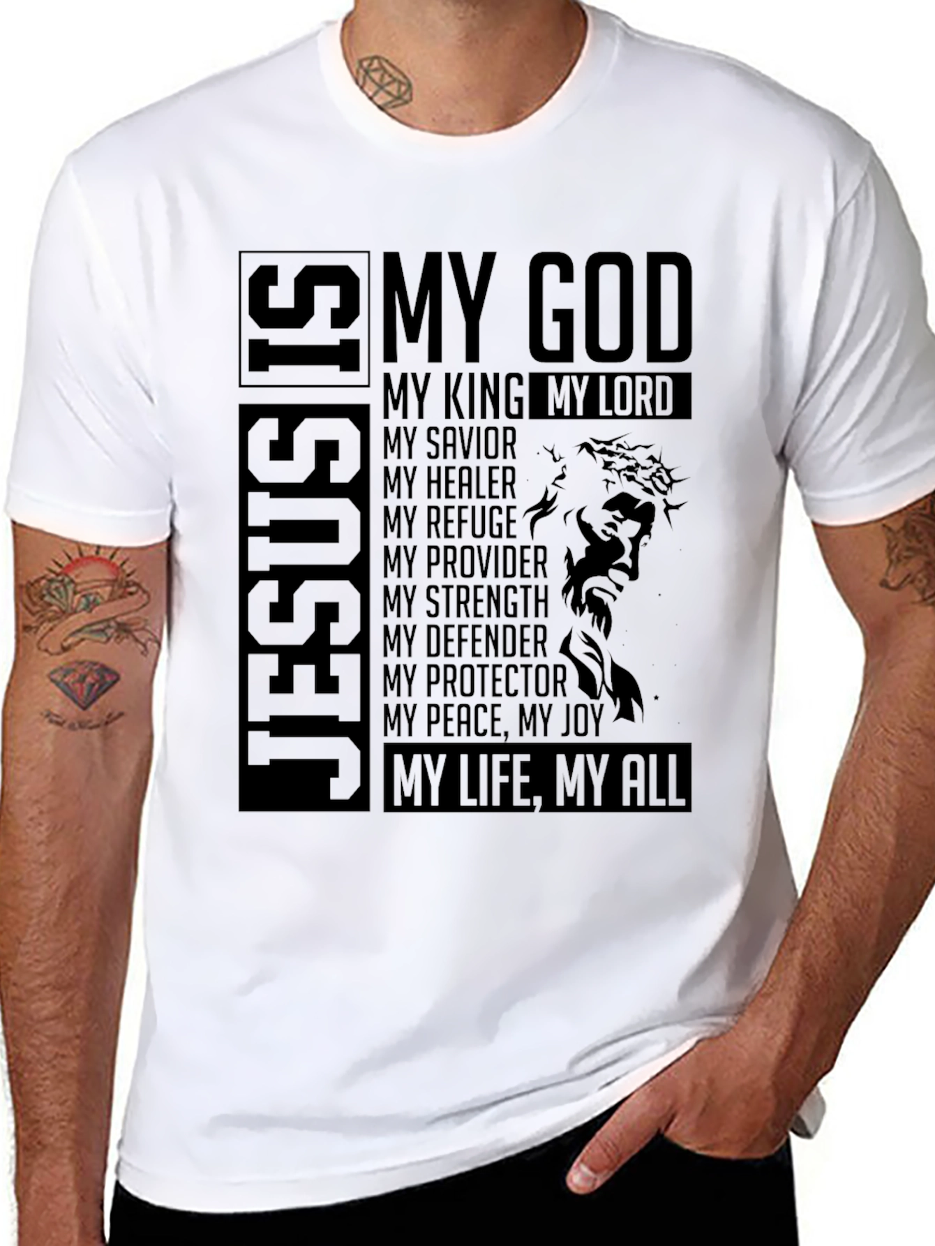 Jesus Is My God T-Shirt - Christian Faith Apparel