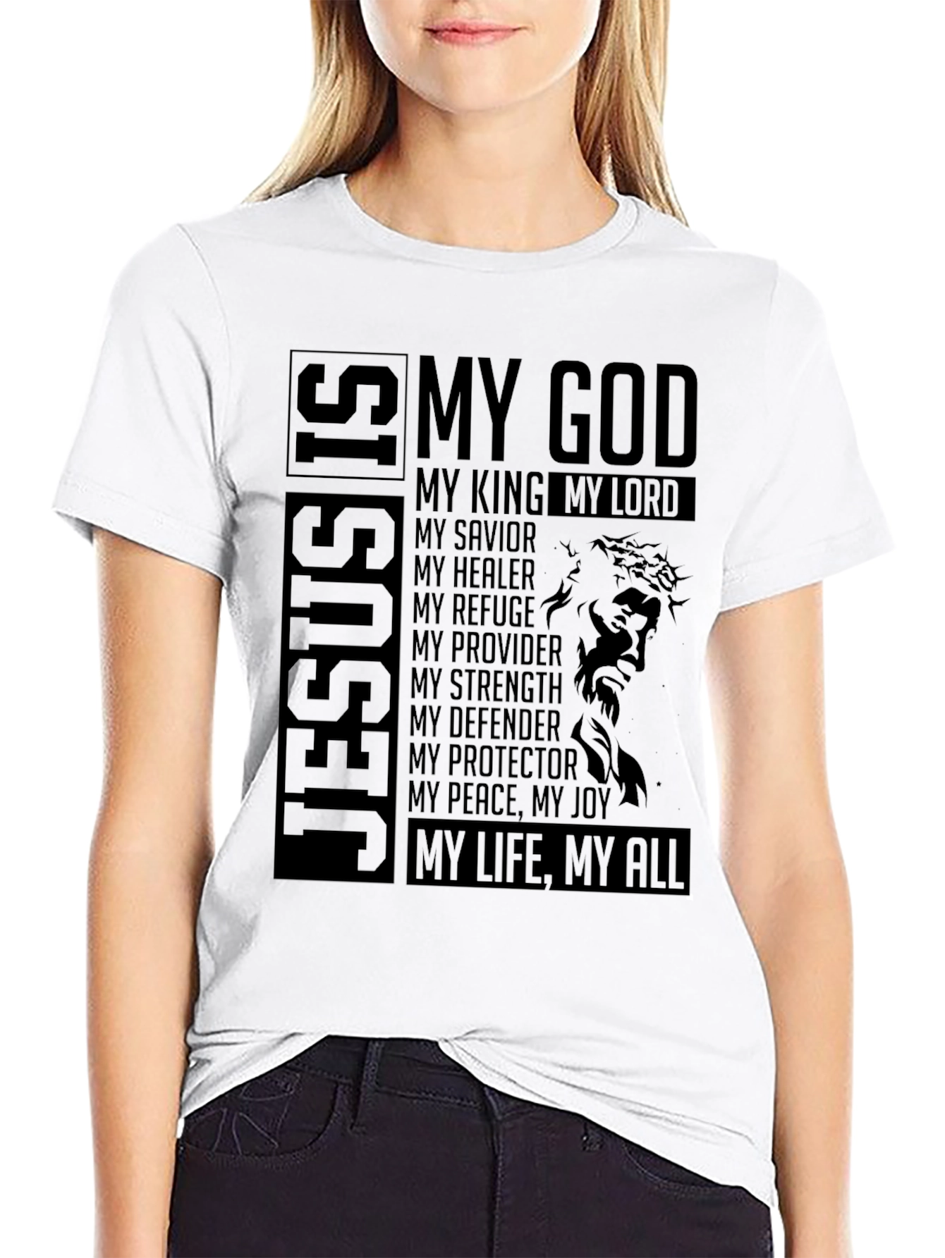 Jesus Is My God T-Shirt - Christian Faith Apparel