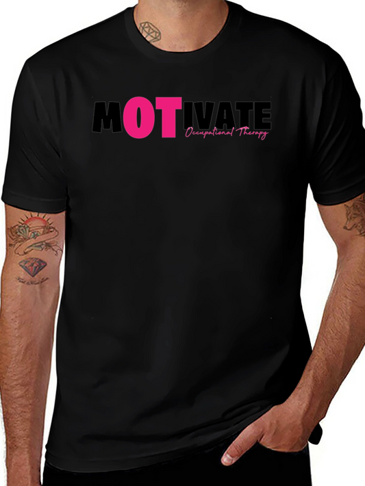 Motivate Occupational Therapy Black T-Shirt