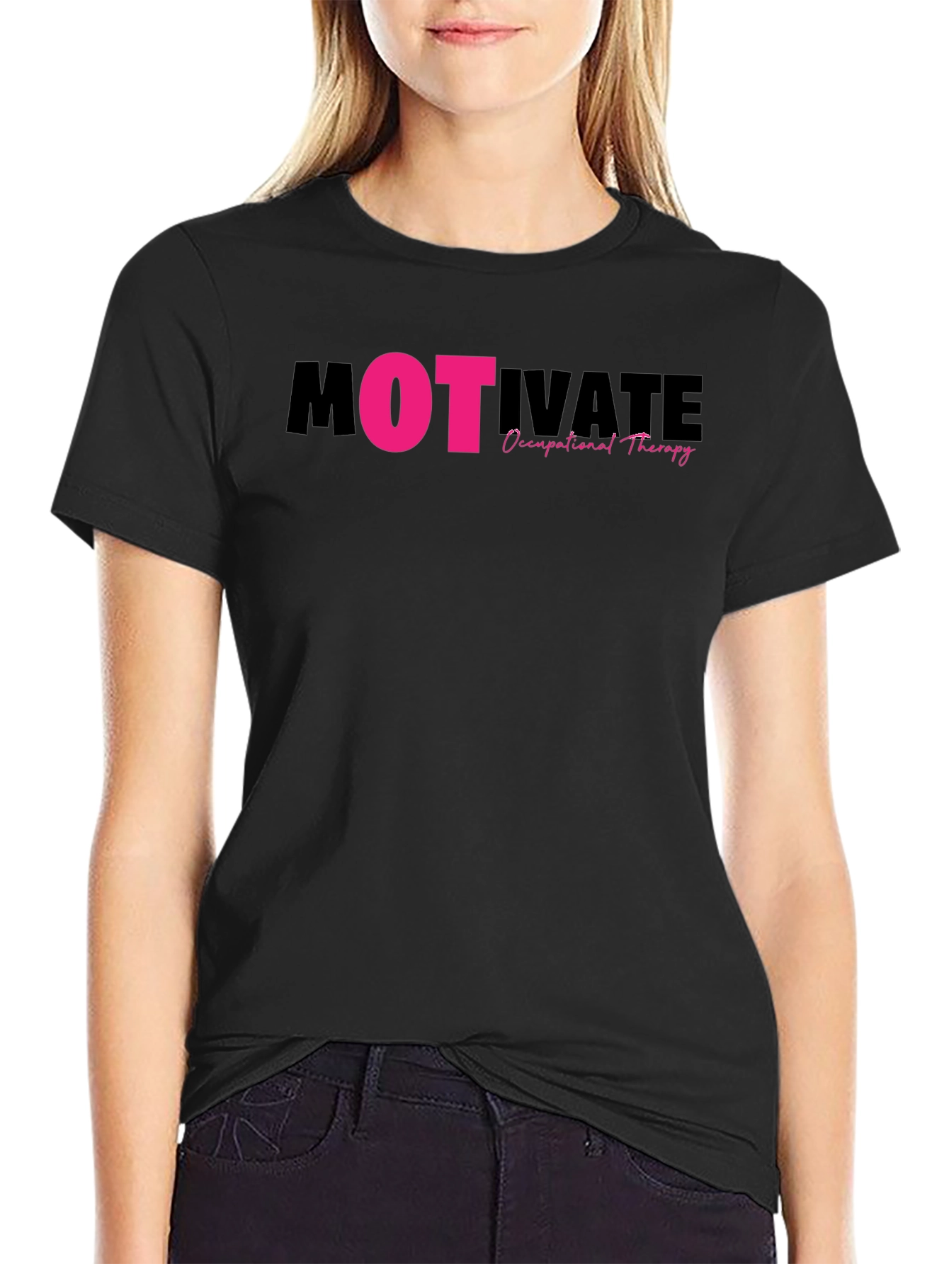 Motivate Occupational Therapy Black T-Shirt