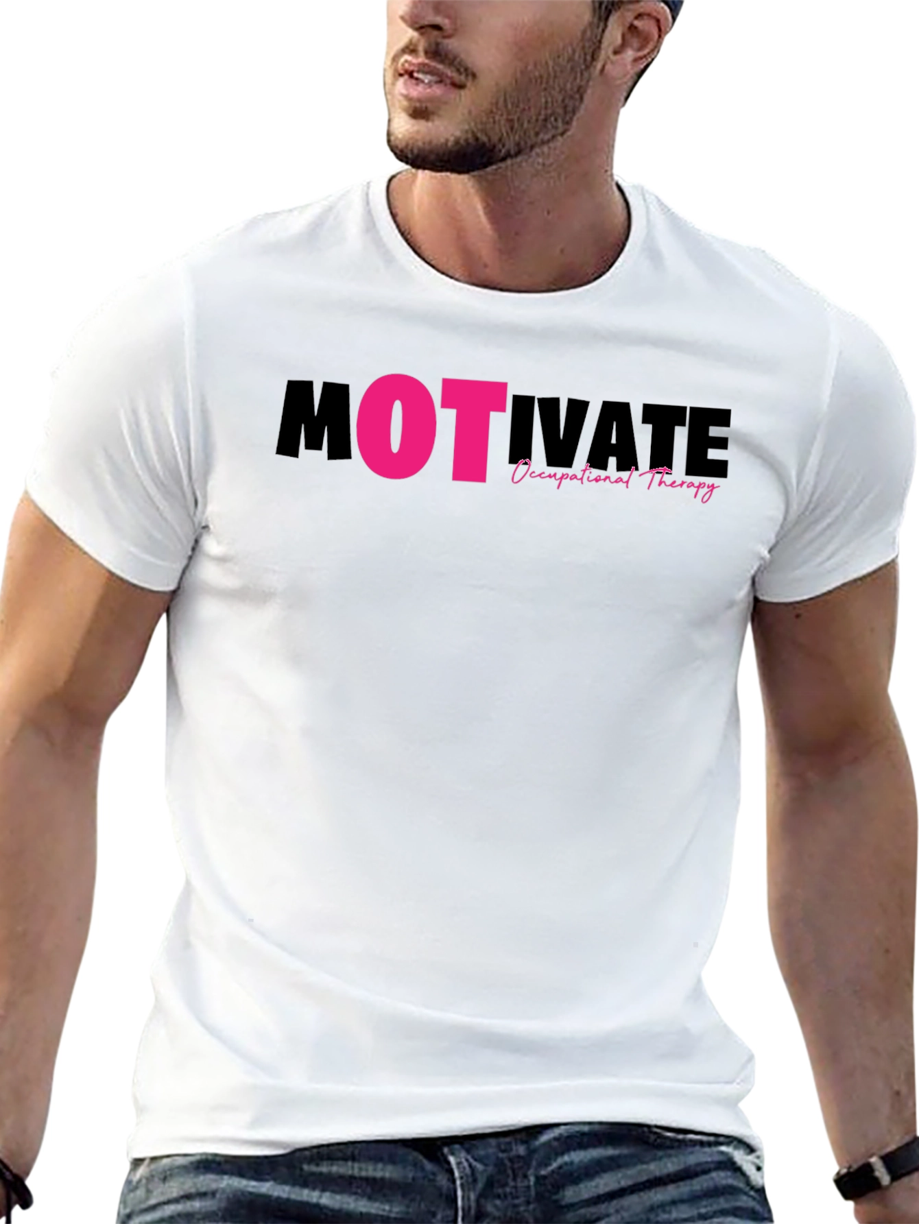 Motivate Occupational Therapy Black T-Shirt