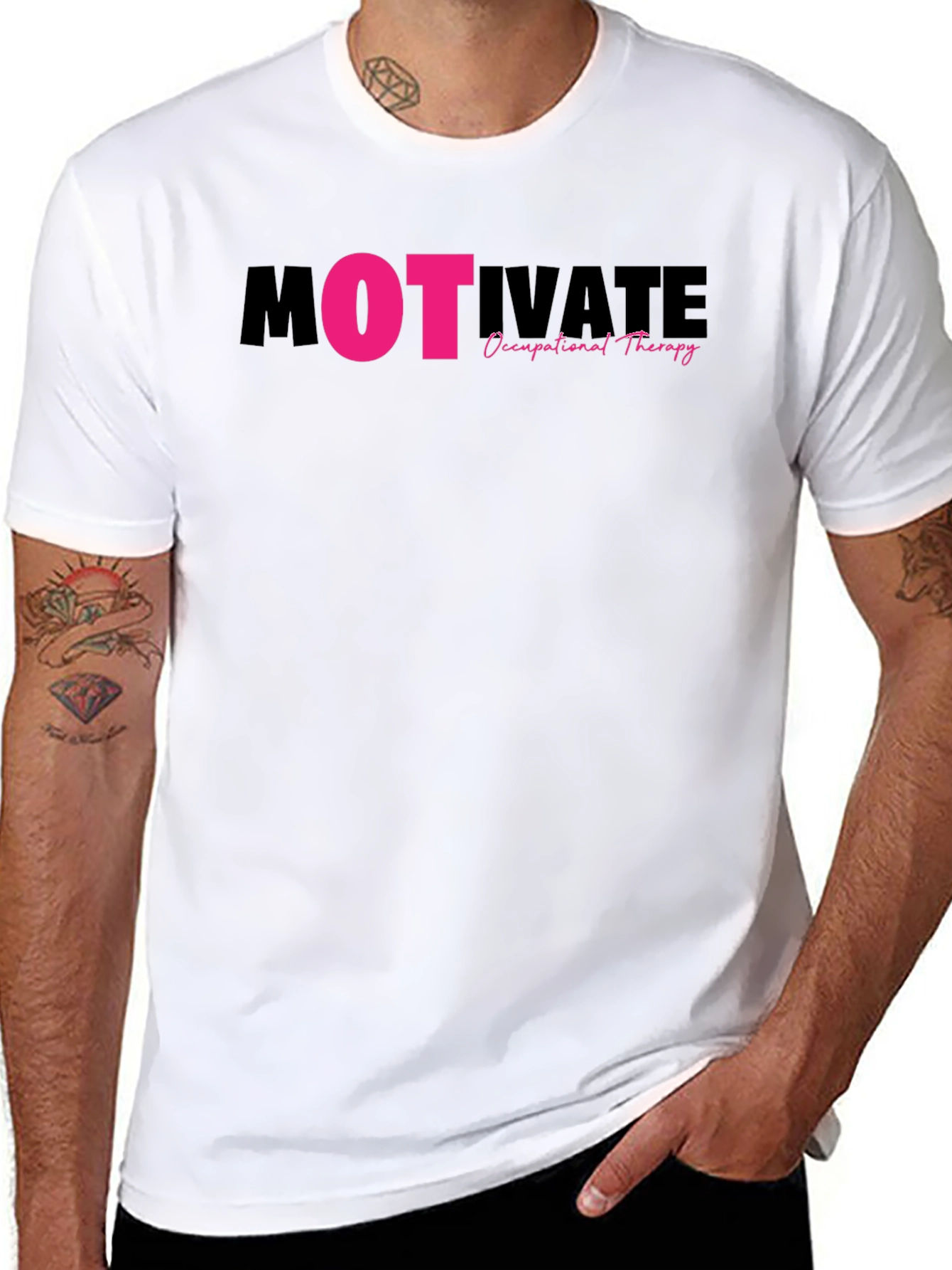 Motivate Occupational Therapy Black T-Shirt