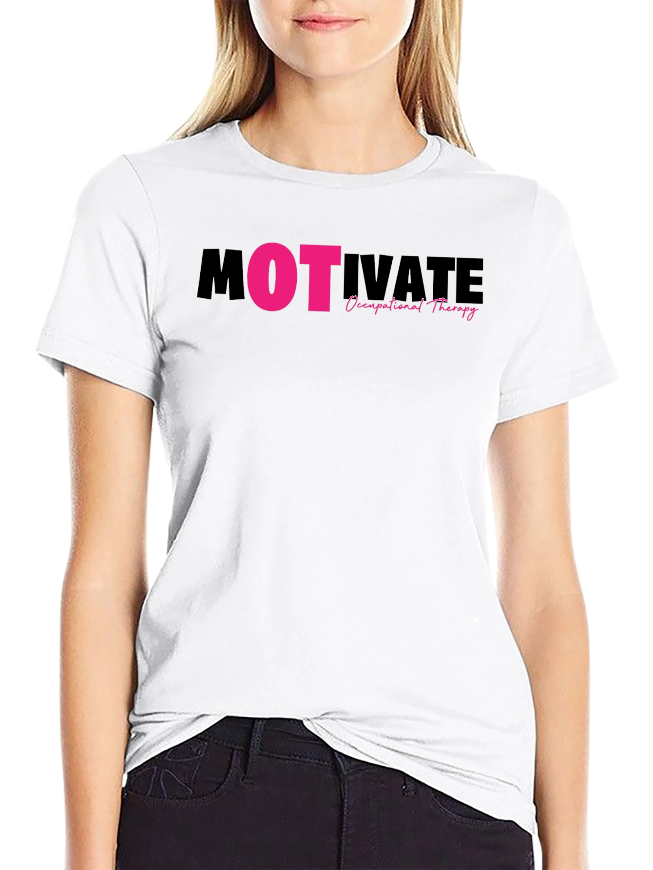 Motivate Occupational Therapy Black T-Shirt