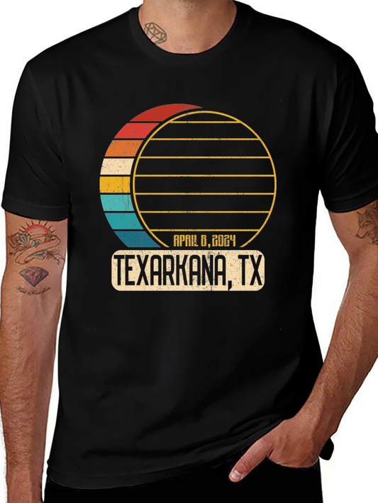 Texarkana TX April 8 2024 Total Solar Eclipse T-Shirt