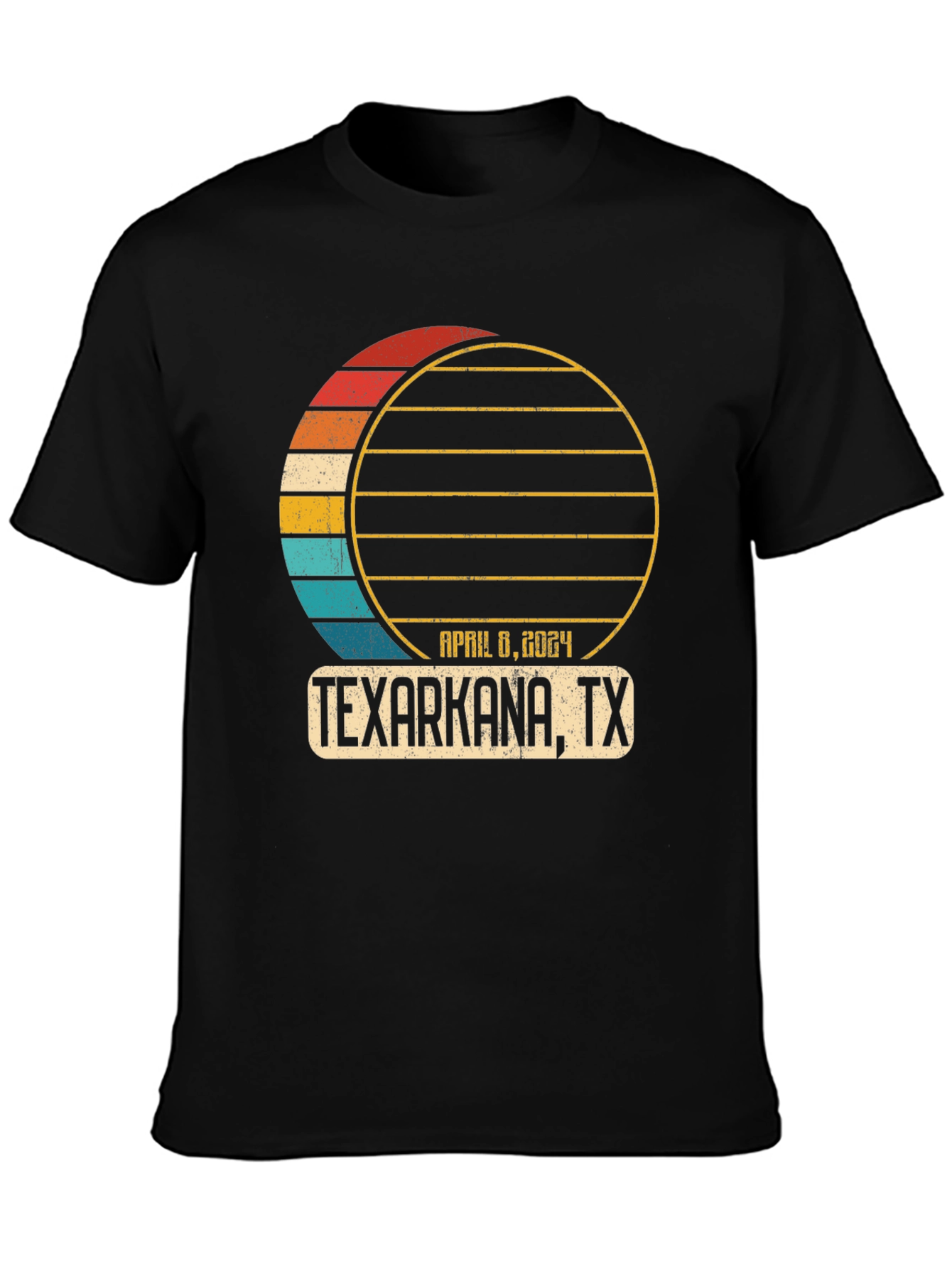 Texarkana TX April 8 2024 Total Solar Eclipse T-Shirt