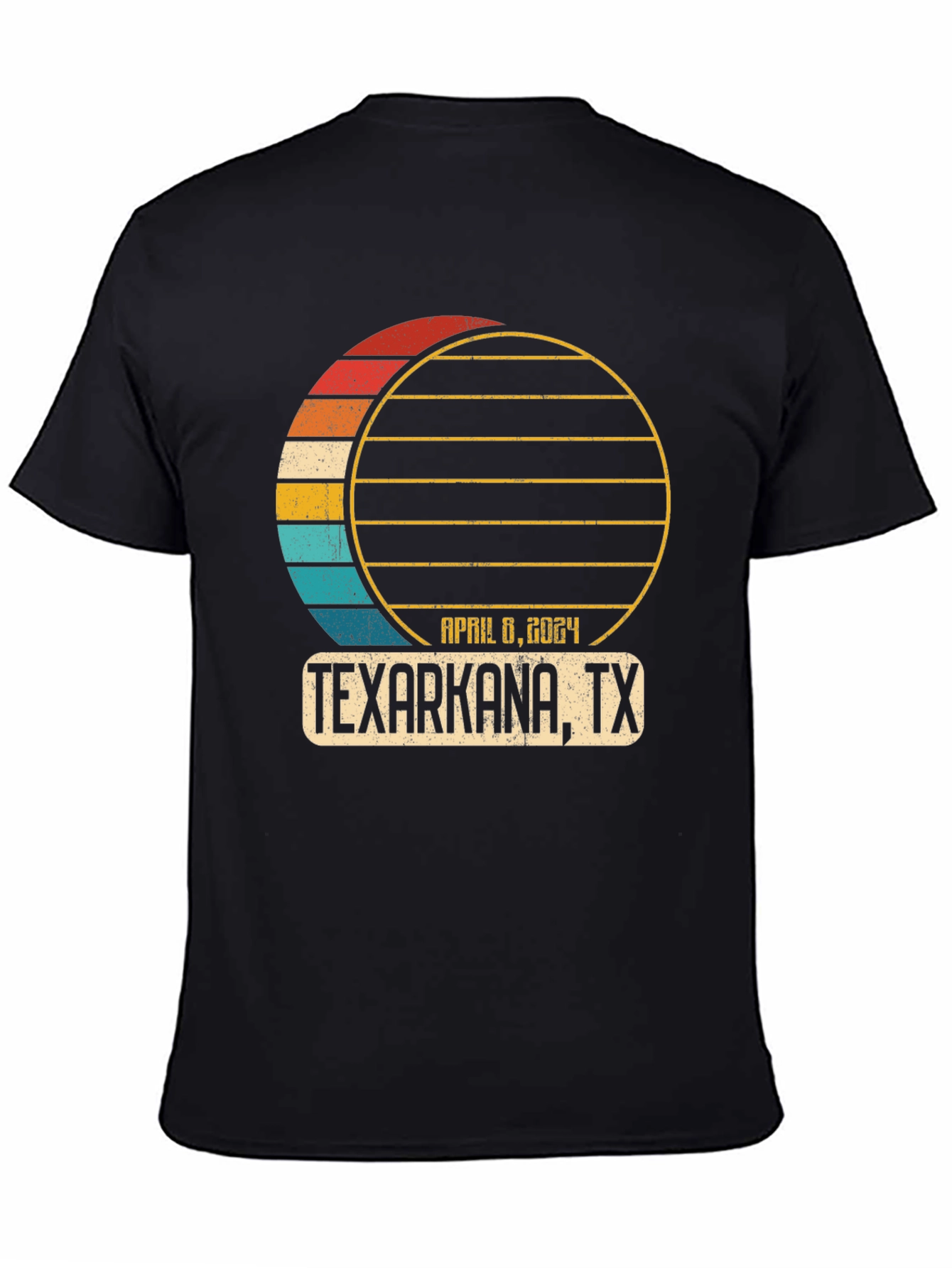 Texarkana TX April 8 2024 Total Solar Eclipse T-Shirt